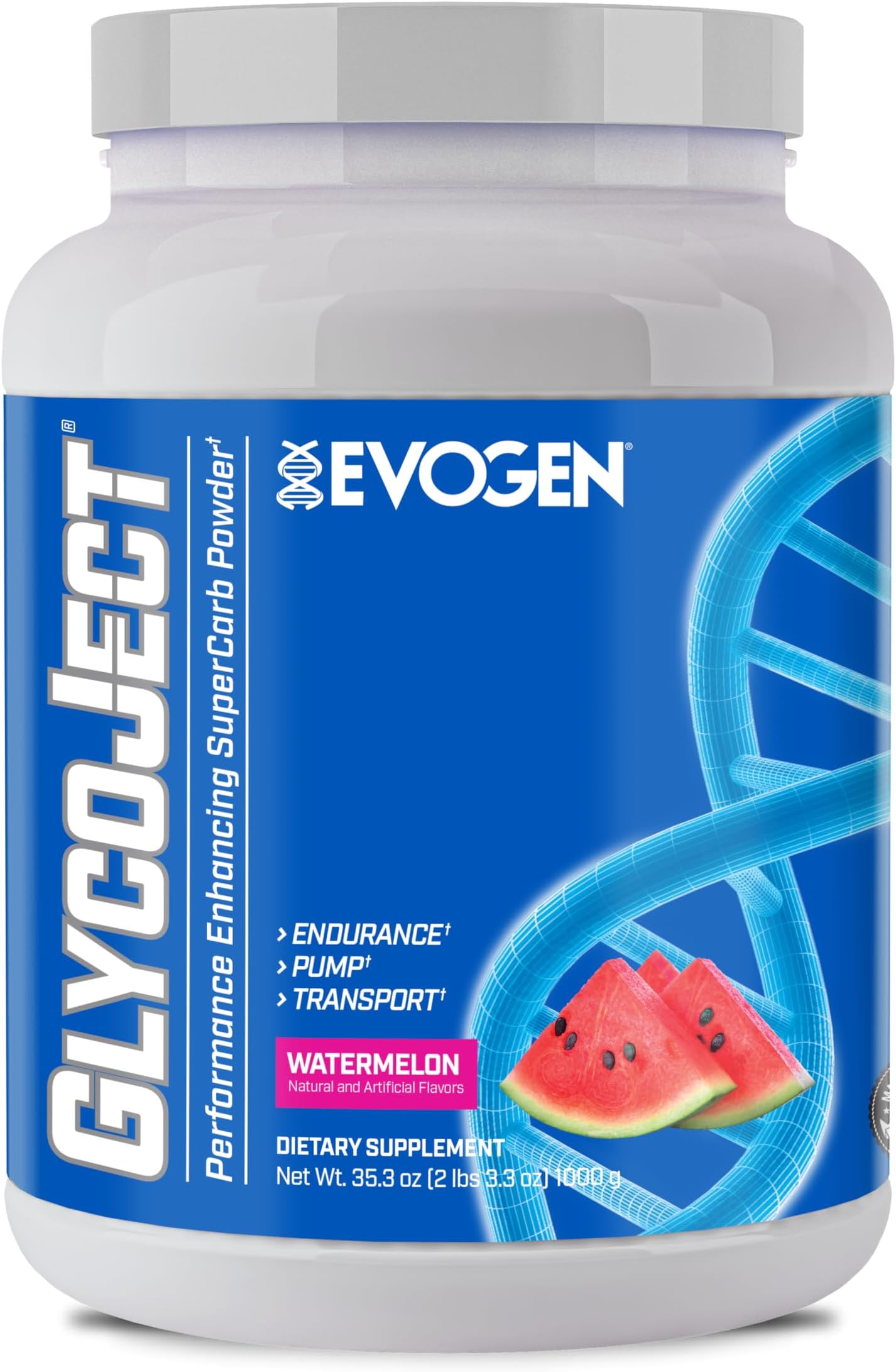 Evogen GlycoJect Extreme Karbolyn Carbohydrate Powder Watermelon 36 servings ...