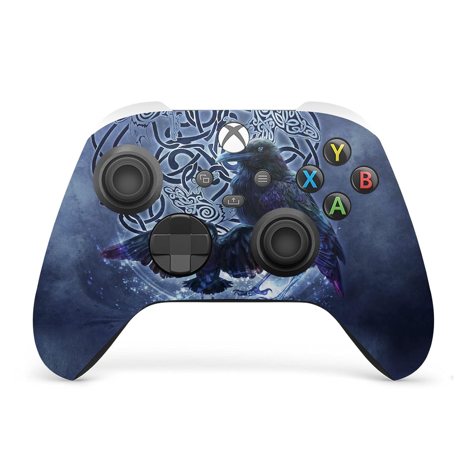 Head Case Designs Officially Licensed Brigid Ashwood Raven Art Mix Game Console Wrap and Game Controller Skin Bundle Compatible With Xbox Series S Console & Controller Bundle