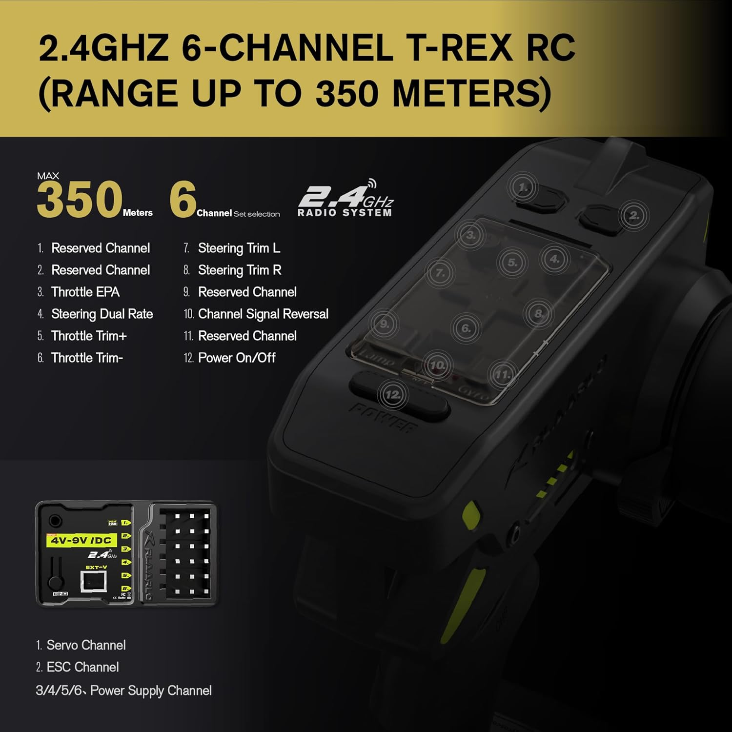 RIAARIO 1/10 Brushless RC Cars, RTR, Beginner, MAX 50+ MPH, Metal Drivetrain, 4WD, Waterproof Electronics, Carbon Fiber, Black, Ages 14+