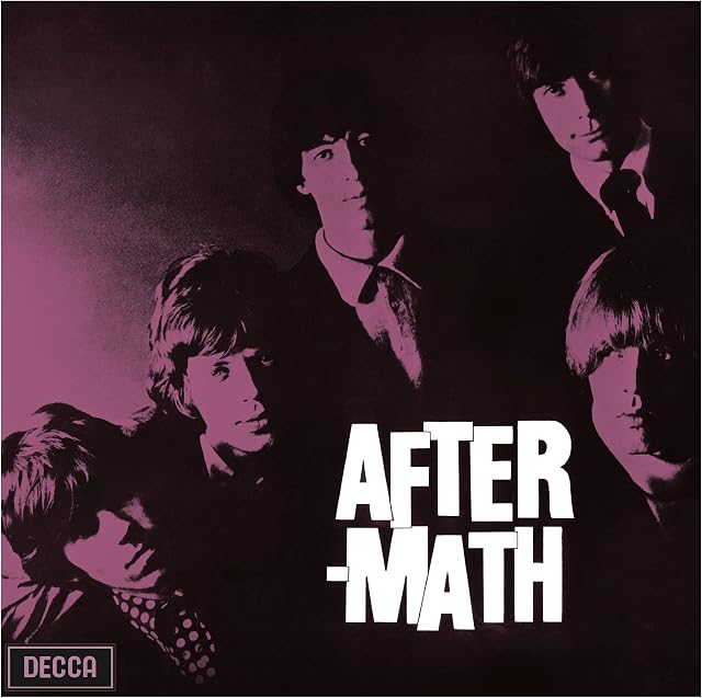 Aftermath (UK) por The Rolling Stones, capa do álbum