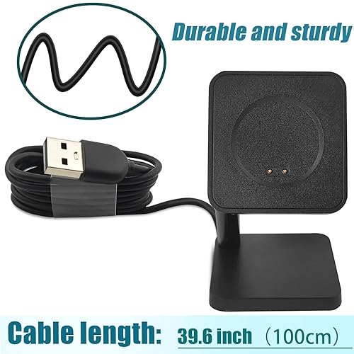 Miniatura 5 de Soporte de cargador de repuesto solo compatible con Realme Watch 2 Pro y Realme Watch 2 Smartwatch, base de carga con cable de carga USB de 3.4 pies