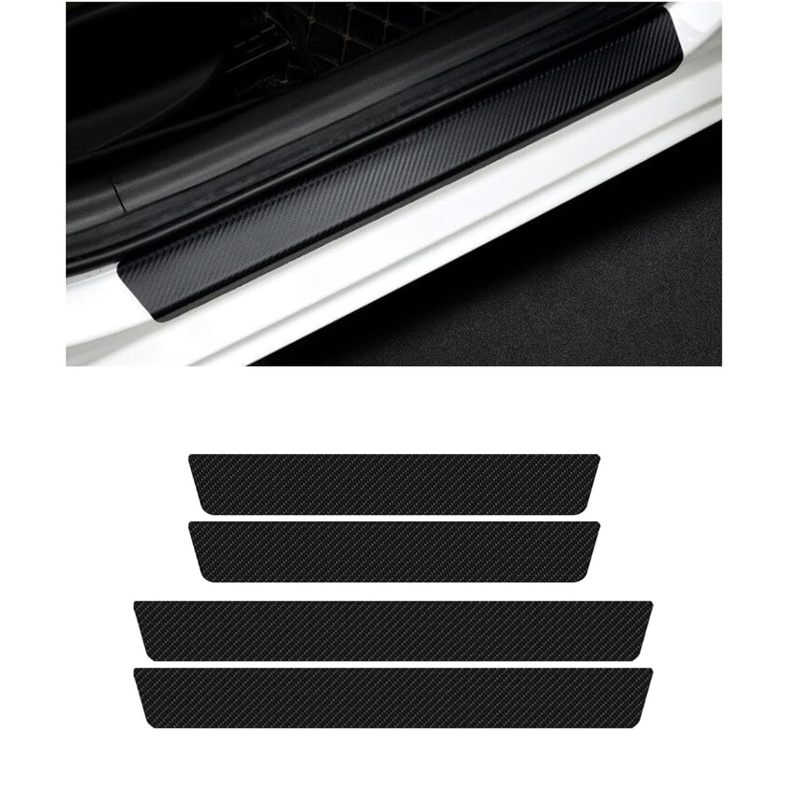 majesort Car Door Sill Protector, for Mitsubishi Outlander Grandis