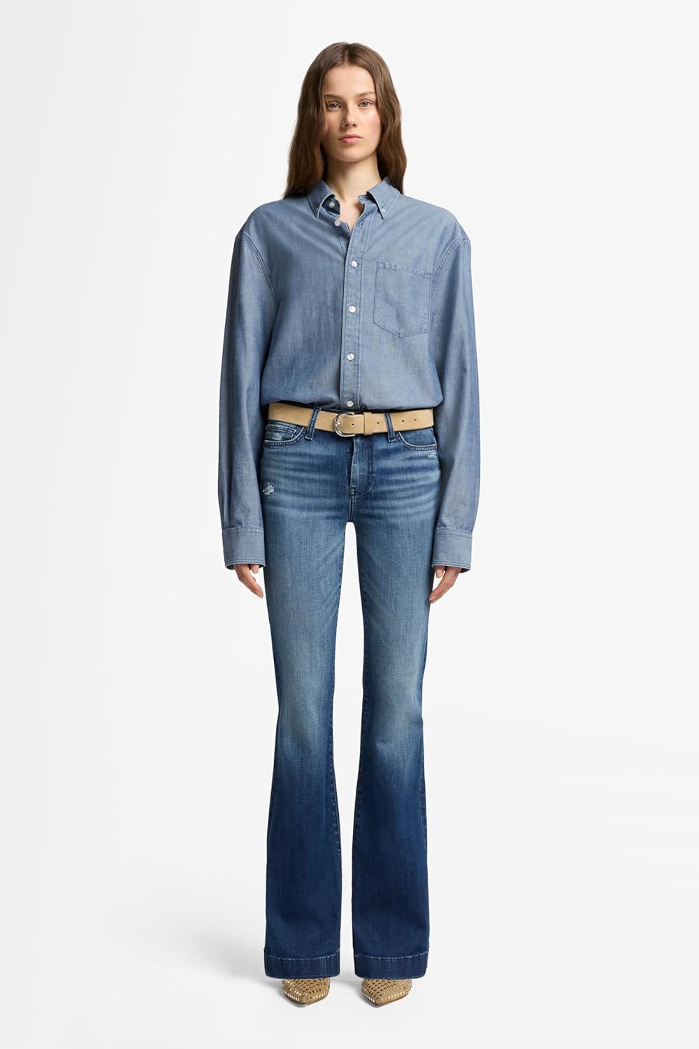 7 for All Mankind Womens Dojo Trouser Jeans - Image 2