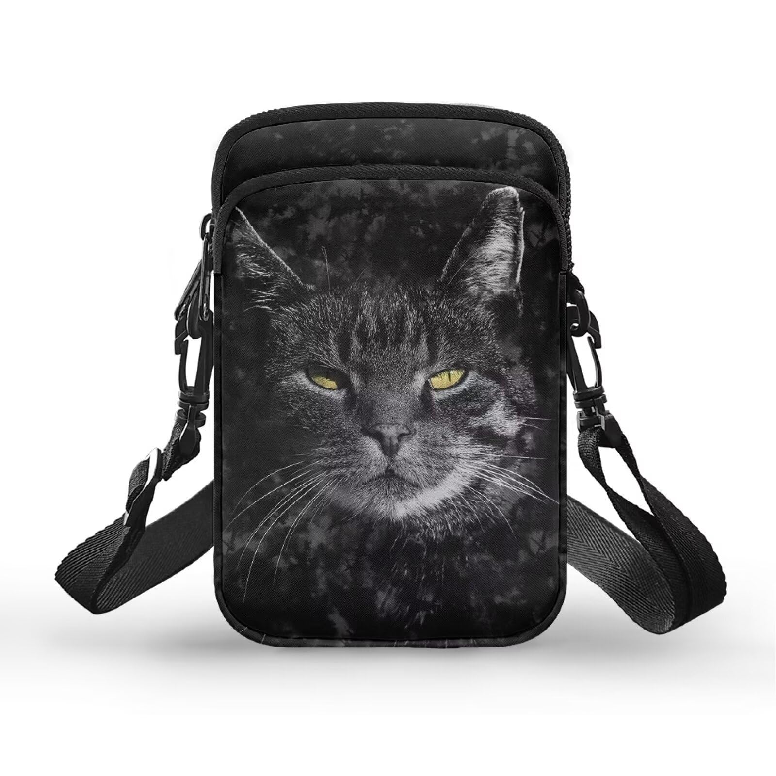 TSOVTHRID Double Layer Mini Crossbody Bag, Satchel Bags Handbag for Women Men