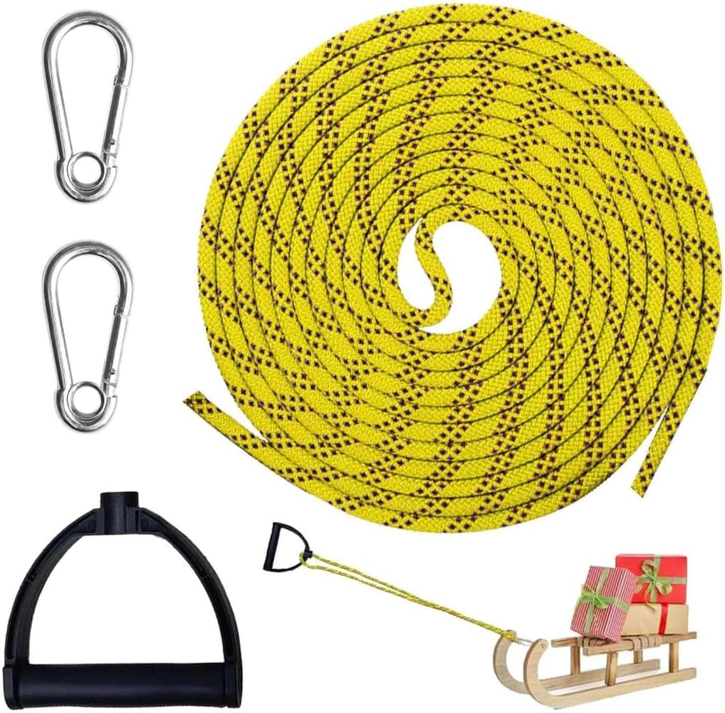Water Skiing Tow Rope Comfortable Grip Wakeboarding, Kneeboarding, Snowboarding - 400cm Length(02)