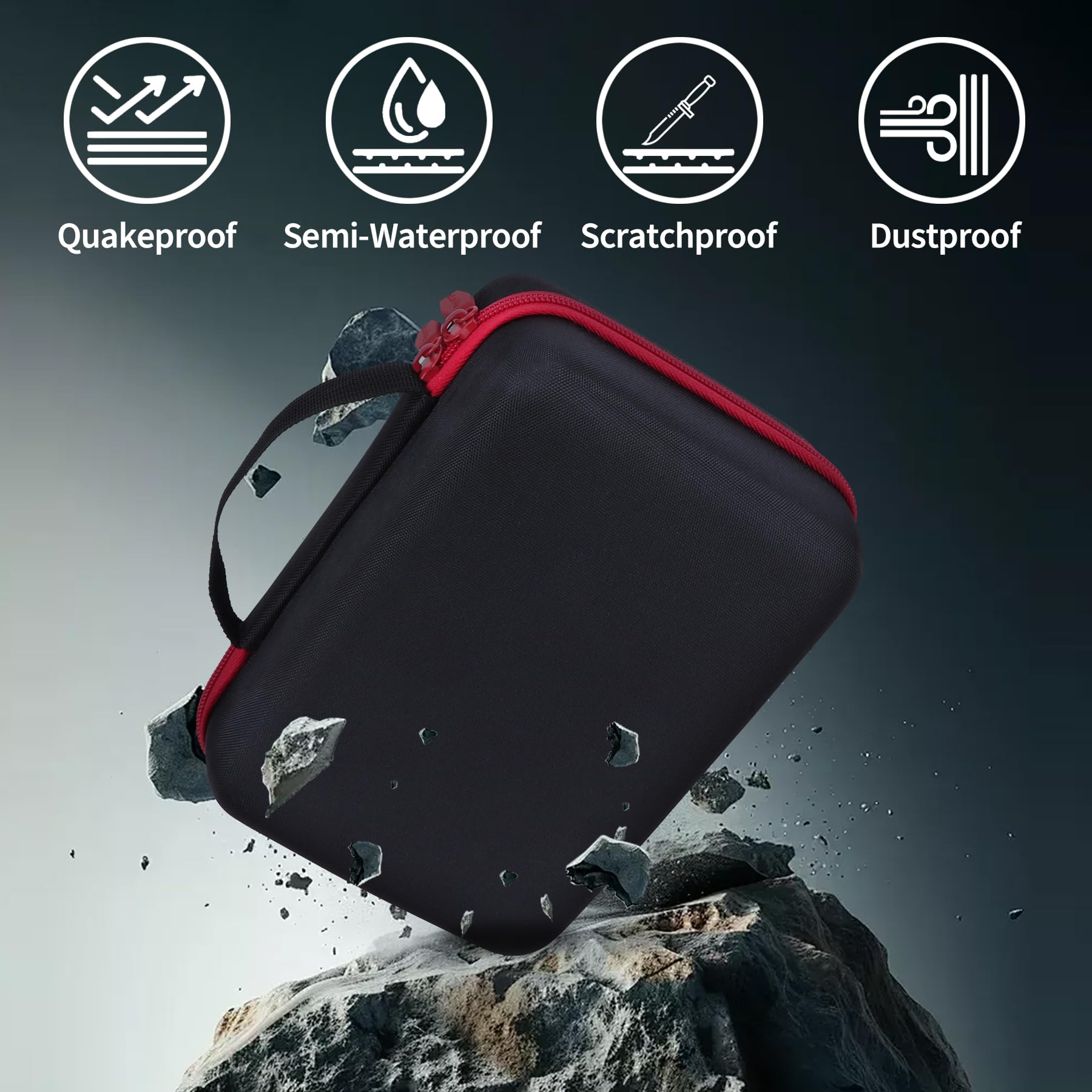 Twarde etui ochronne kompatybilne z Boost X GBX55 UltraSafe Przenośny StartBooster