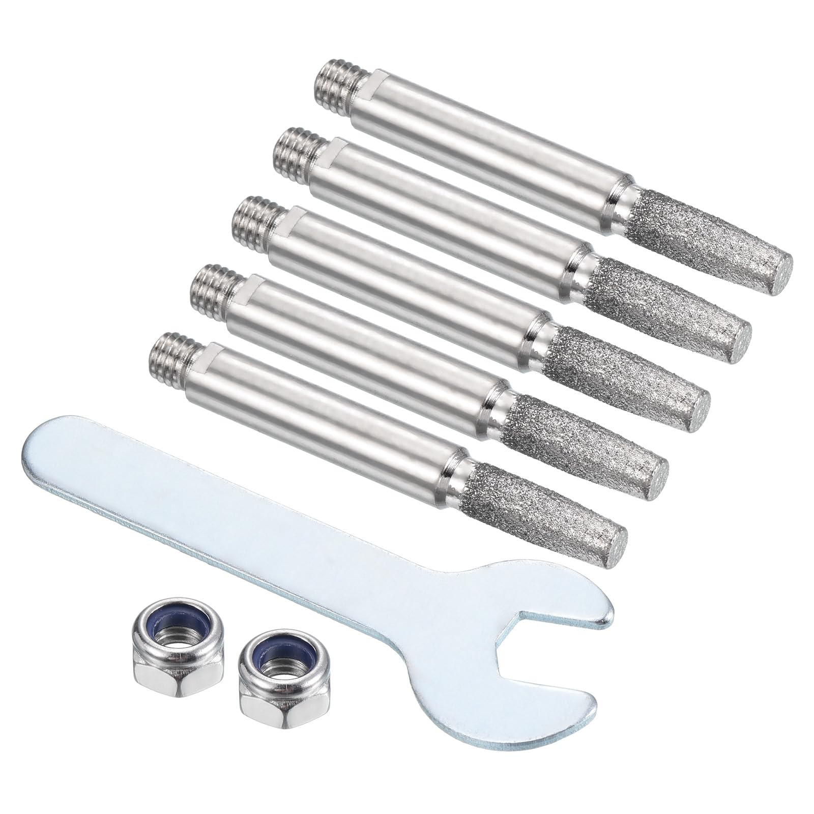 Aiguiseur diamanté haute performance pour tronçonneuse manuelle avec tête argentée de 0,9cm