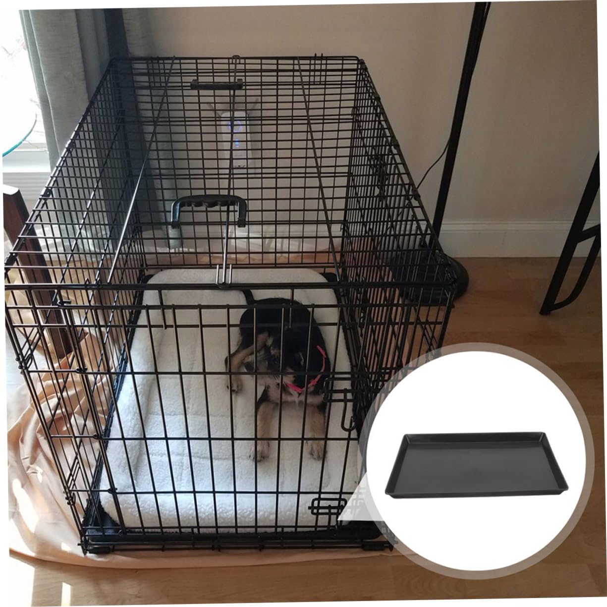 Plateau Plastique pour Cage De Chien Et Oiseau Remplacement De Fond De Cage Étanche Tray pour Animaux De Compagnie