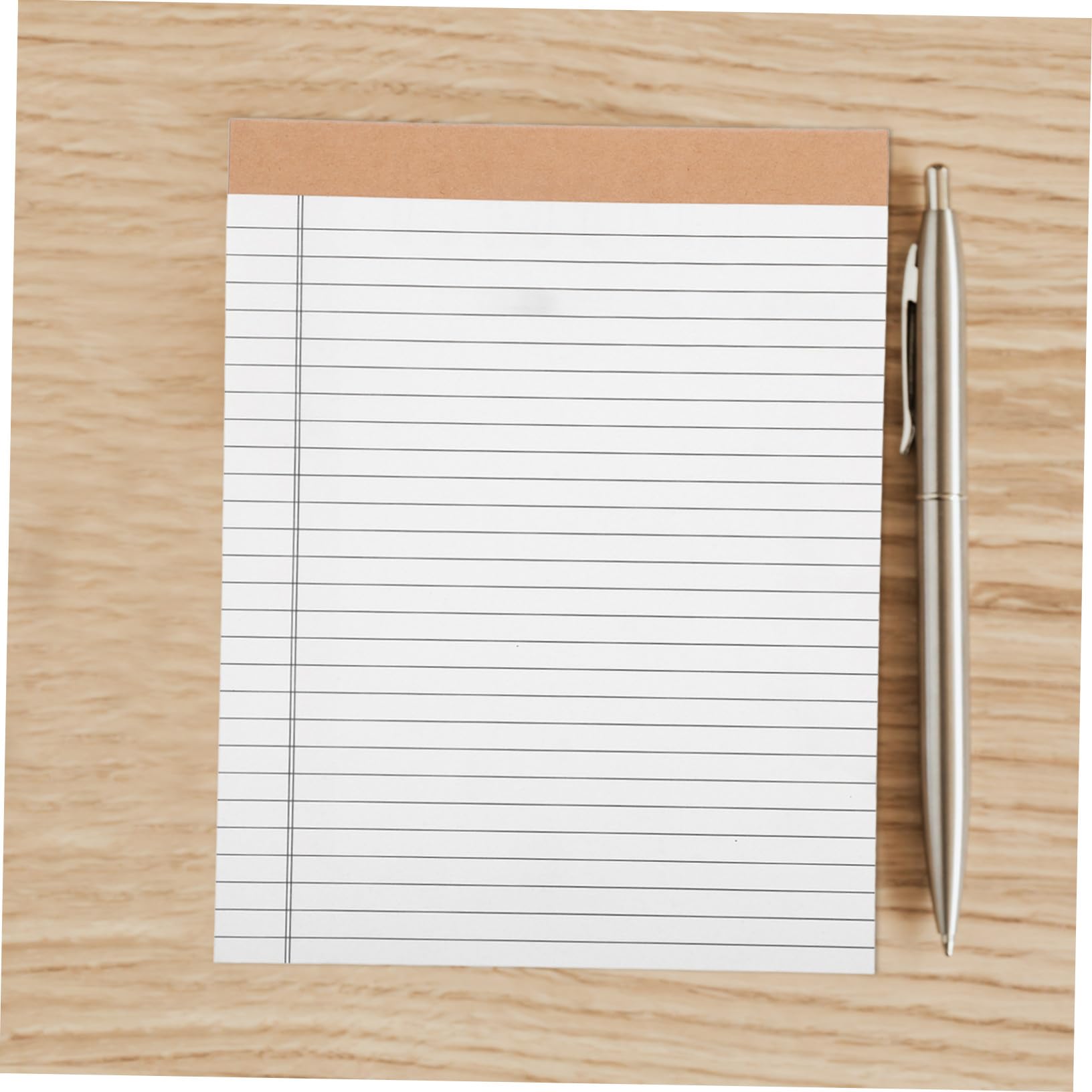 10 Stück Liniert Perforierte Schreibblöcke Doppelseitig pro Block Weißes Papier für Büro Schule Zuhause Notizen Effizient Nutzen