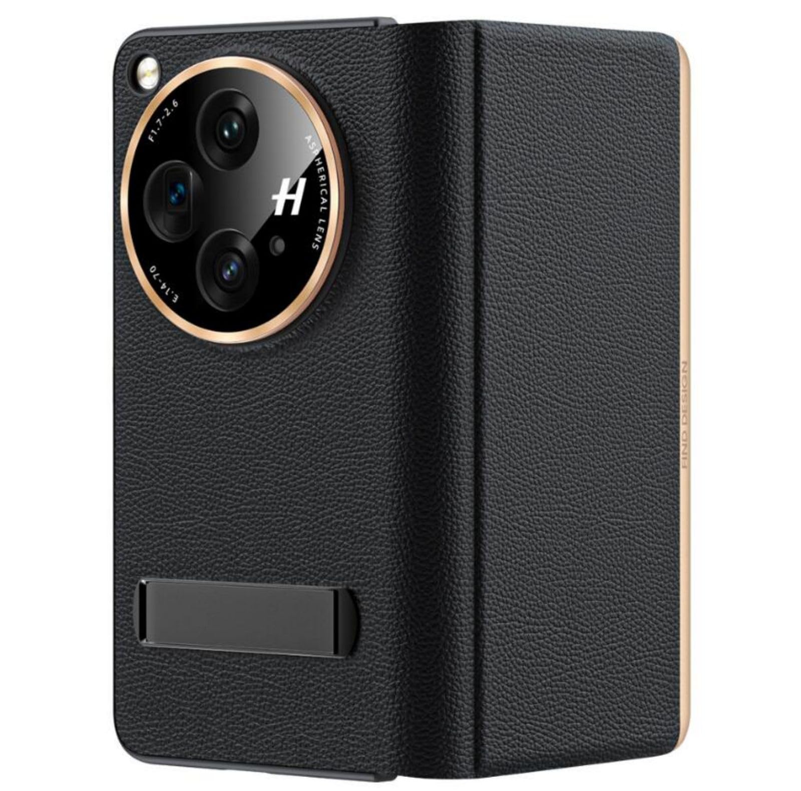 für OnePlus Open Ständer Klapphüllen,Leder Magnetic Flip Folio Case für OnePlus Open/Oppo Find N3(8)