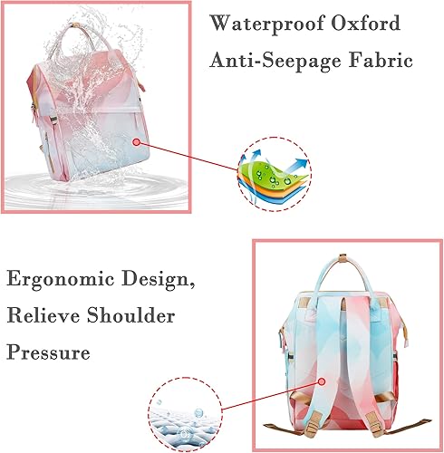 Miniatura 4 de Mochila para pañales, mochila portátil para pañales de viaje, mixto, Classic