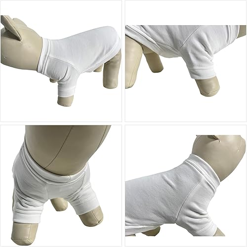 Miniatura 8 de Lovelonglong Sudadera para perro, otoño, invierno, clima frío, camisetas para perros pequeños, medianos y grandes, ropa en miniatura, Schnauzer Shih