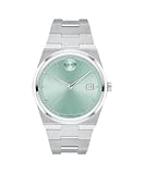 Bold Quest Men's Sport Watch - Swiss Quartz Movement, Stainless Steel Link Bracelet - 5 ATM Water Resistance - Luxury Fashion Timepiece for Him - 40mm