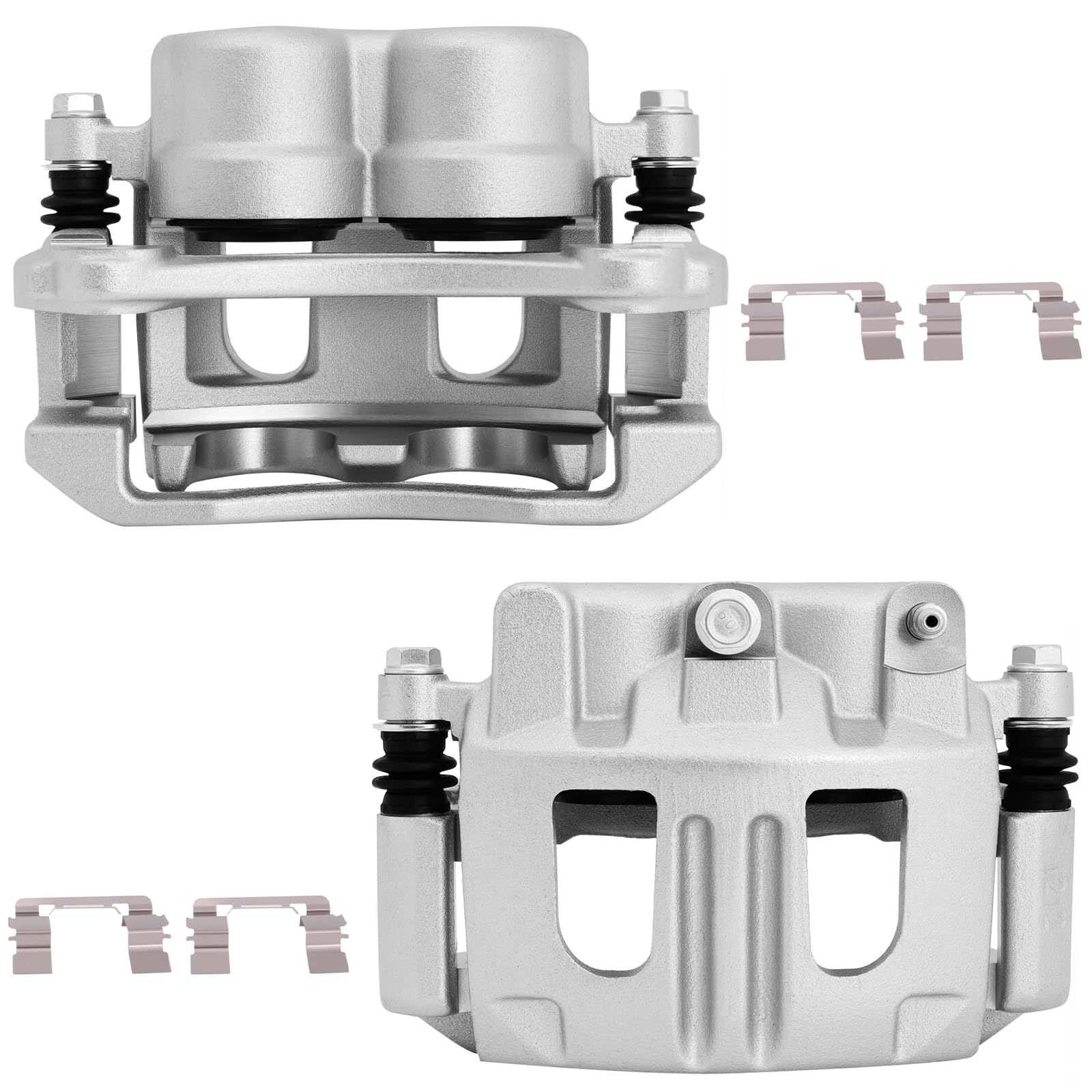SCITOO Front Left+Right Brake Calipers With Bracket 18B4950 18B4951 Compatible For Chevrolet Equinox 2005-2006 For Pontiac Torrent 2006 For Saturn Vue 2004-2007