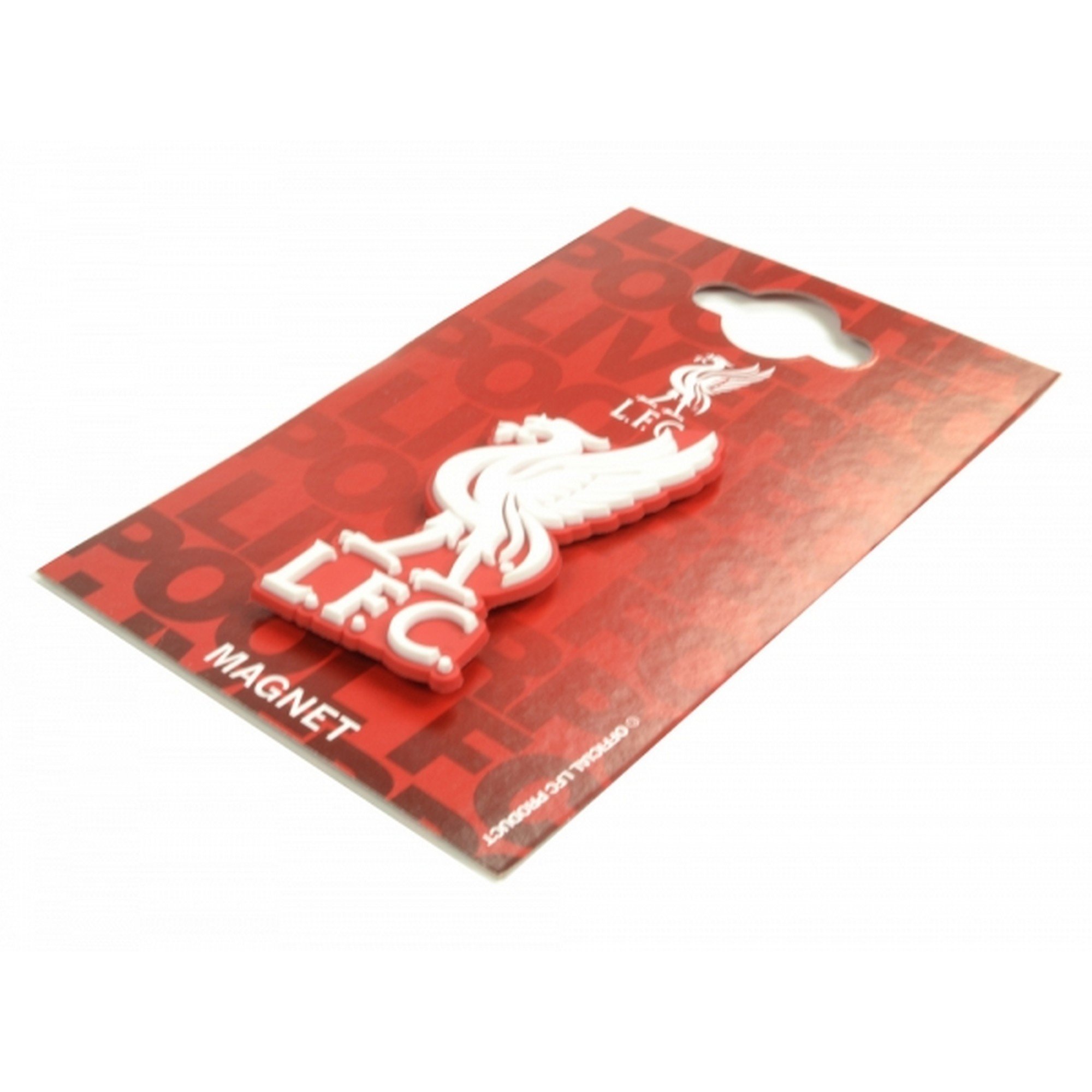 Liverpool F.c. Red/White Liverpool Fc Official Football Crest Fridge Magnet (One Size) ()