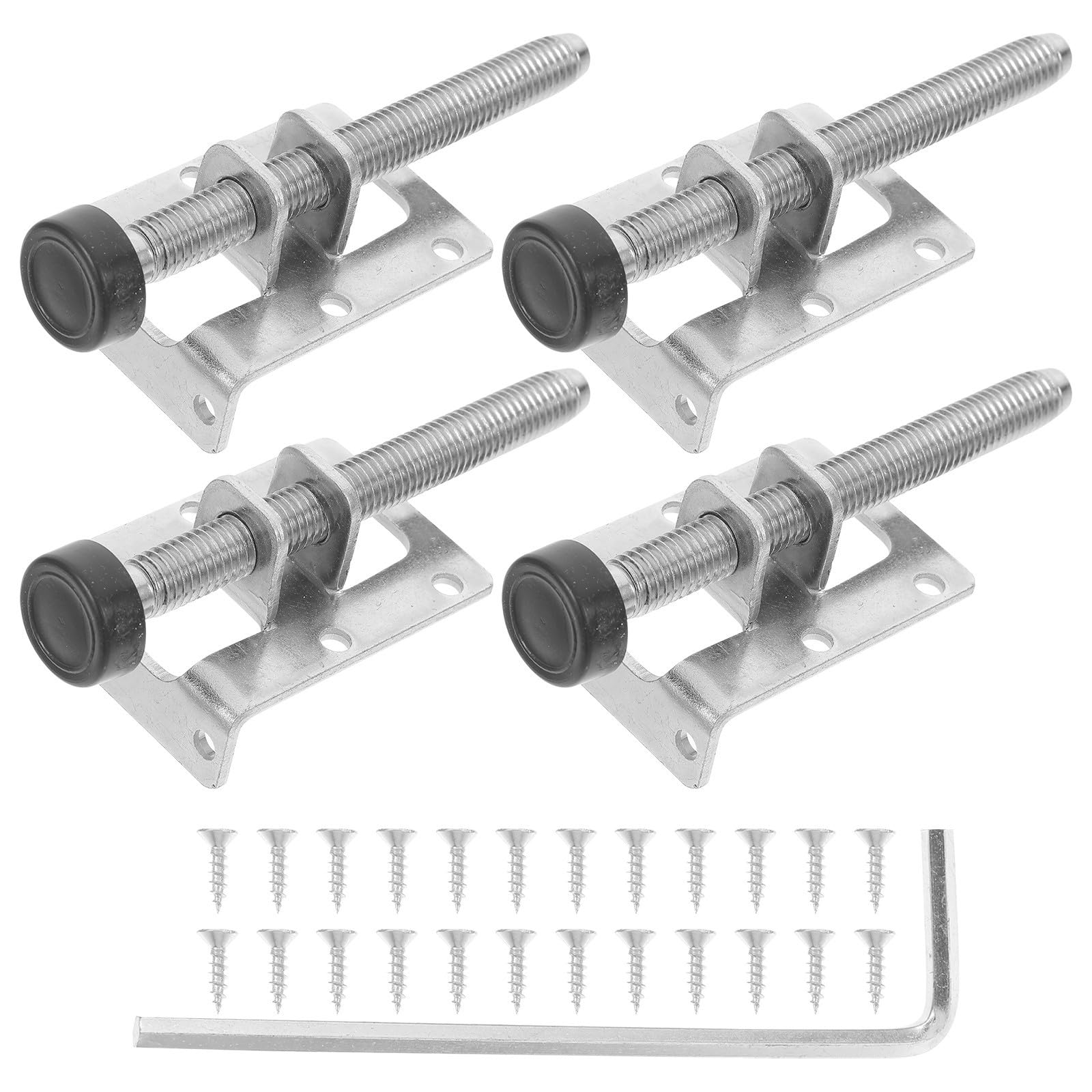 Patas regulables para muebles de metal con tornillos y llave de ajuste de altura