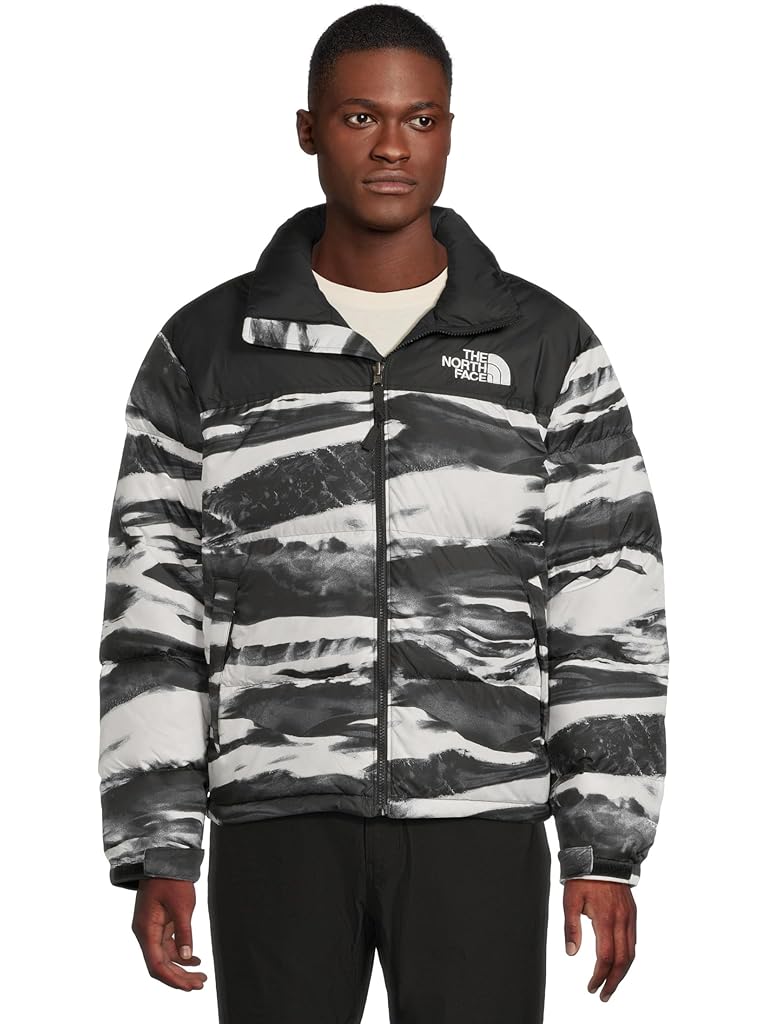 White The North Face 1996 Retro Nuptse Jacket-Print
