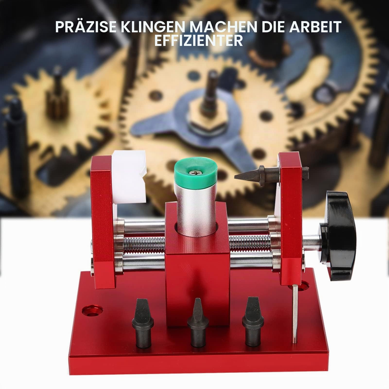 Uhrenwerkzeug, Edelstahl Uhrmacherwerkzeug Uhr Reparatur Werkzeug, Verstellbaren Uhr Stiftausdrücker Watch Tool Kit für Uhrmacher