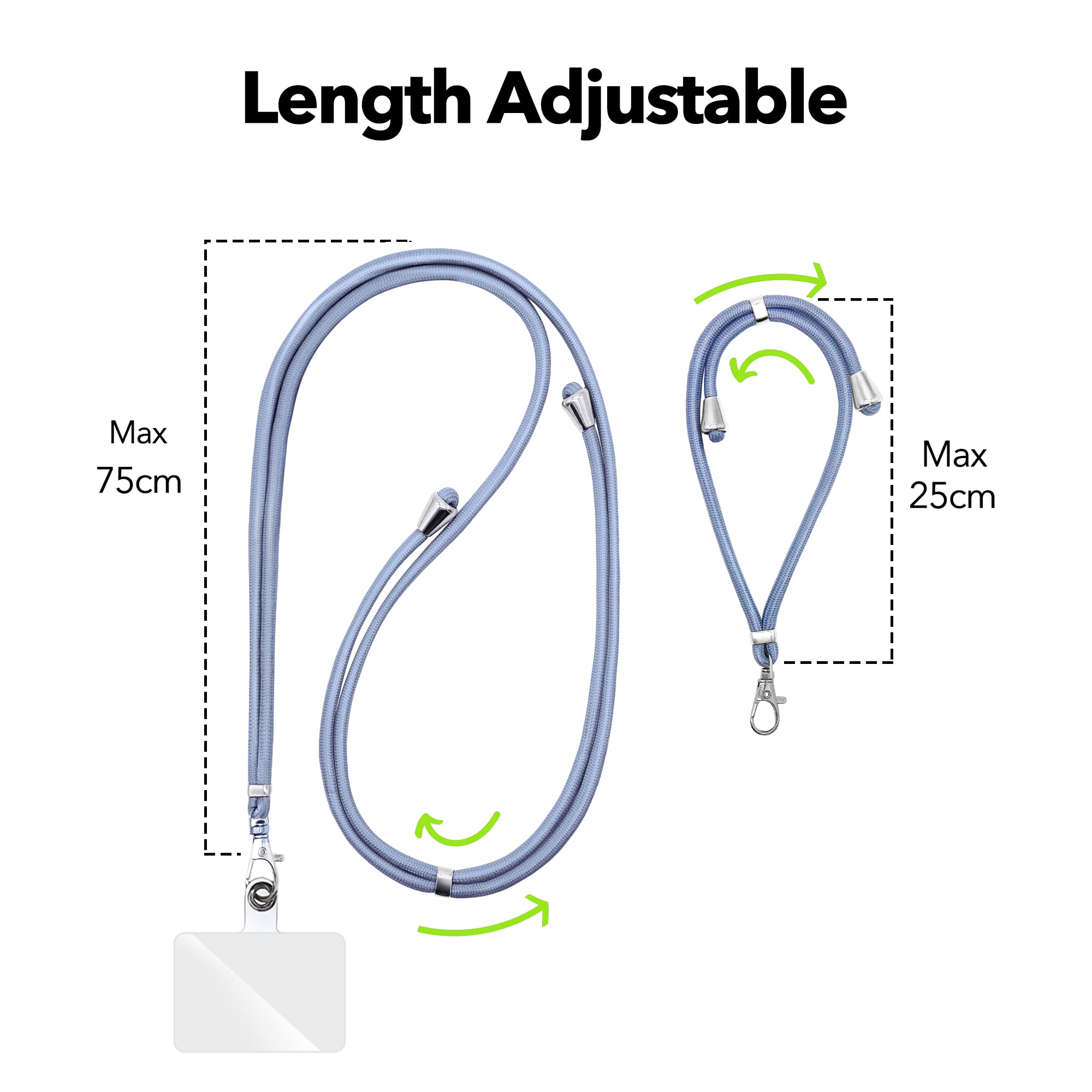 YMIFEEY 2 Pièces Tour De Cou Téléphone Universelle Capes De Collier De