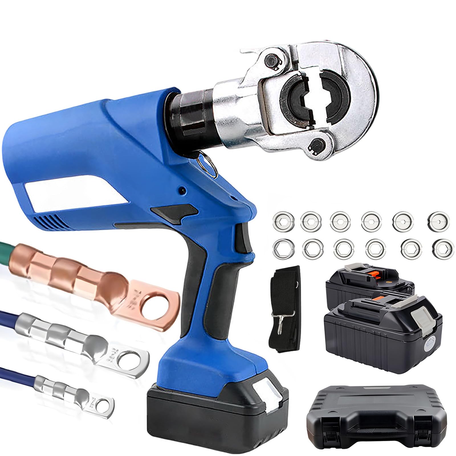 Elektryczne Hydrauliczne Zaciskanie Elektryczne Hydrauliczne Zaciskarki Do Końcówek Kablowych Akumulator Litowy 2 Baterie Litowe Do Końcówek Kablowych Miedzianych/Aluminiowych