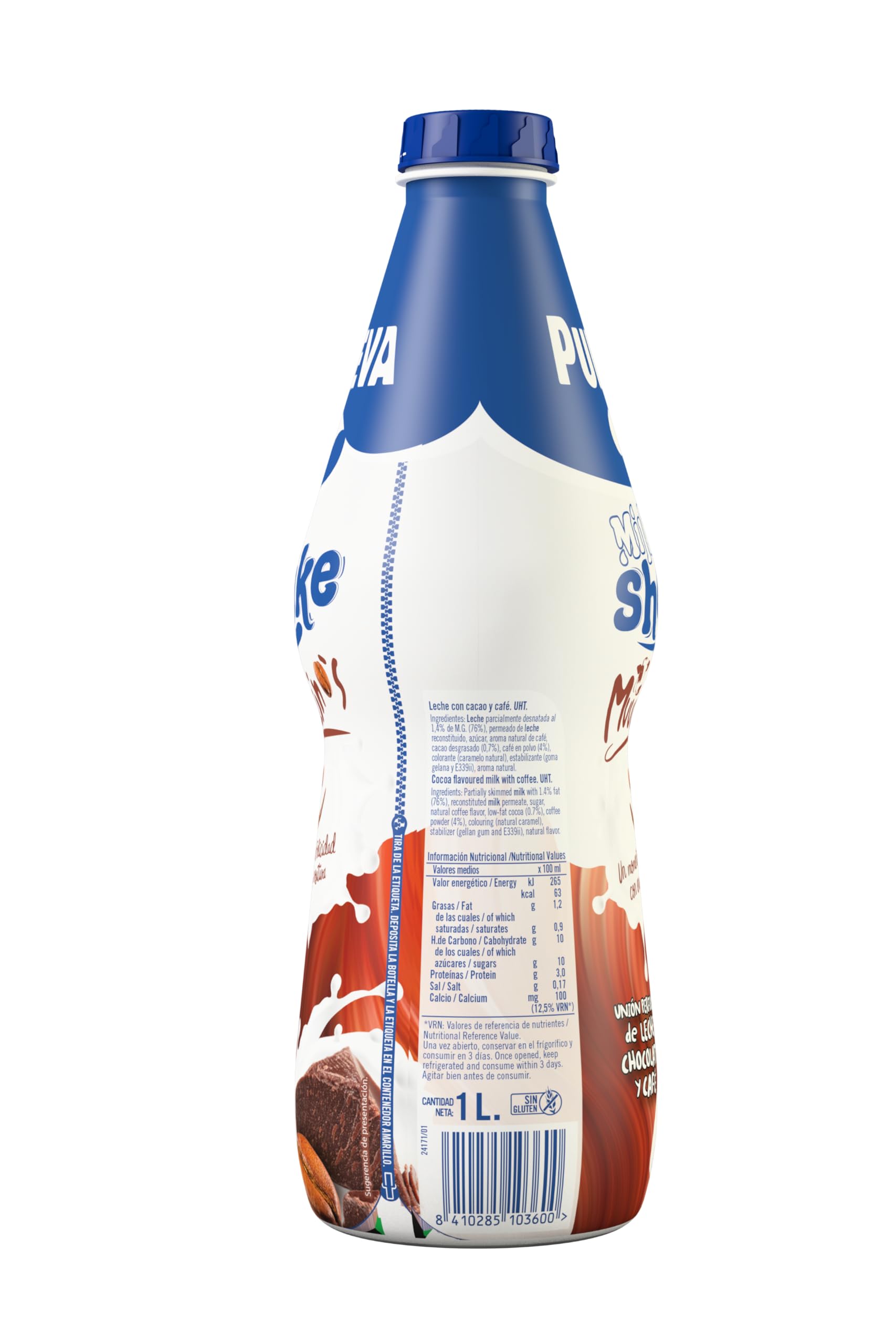 Puleva Batido Muuuccino de Cacao y Café Bebida Láctea 1 L