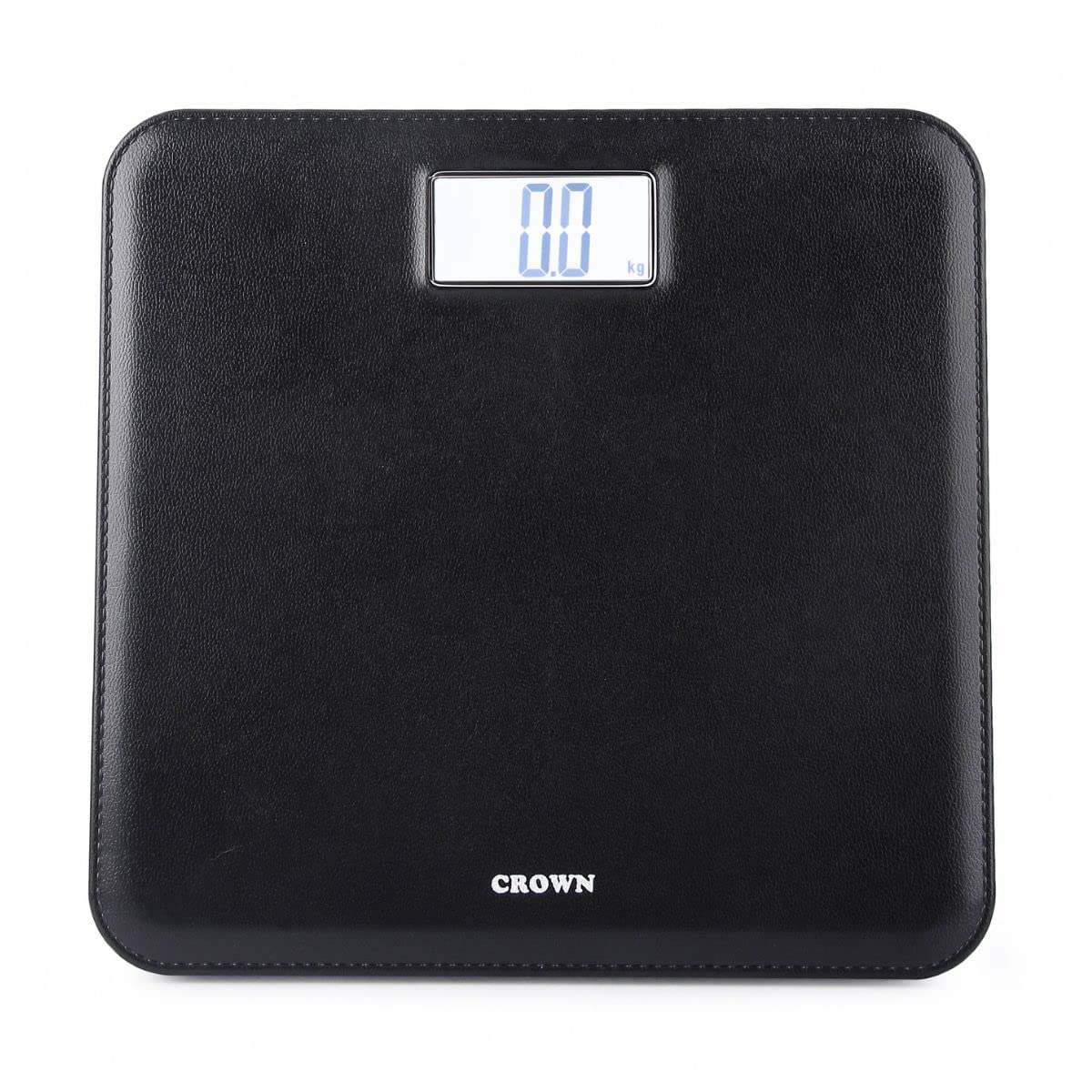 CROWN Elite Leather Look Fiber Body Digital Human Weighing Scale, 180kg (Black) (B081V36XP8) Amazon Price History, Amazon Price Tracker