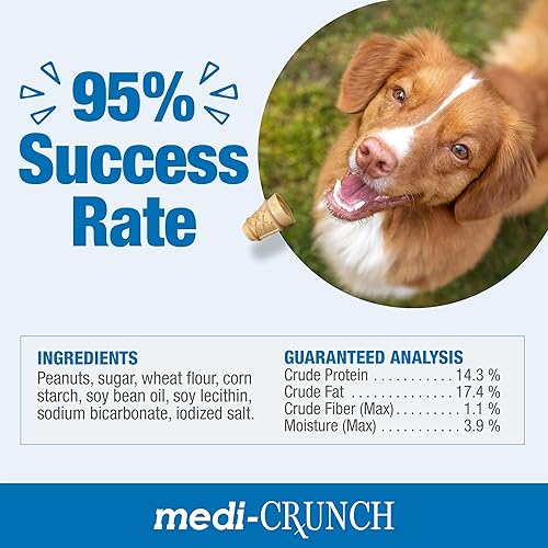 Miniatura 8 de Pastilleros para perros, golosinas crujientes de mantequilla de maní para helado, bolsillos para píldoras para perros, envoltura de tamaño cápsula,