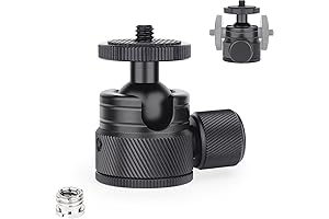 Small Yet Sturdy Mini Ball Head for Versatile Photography