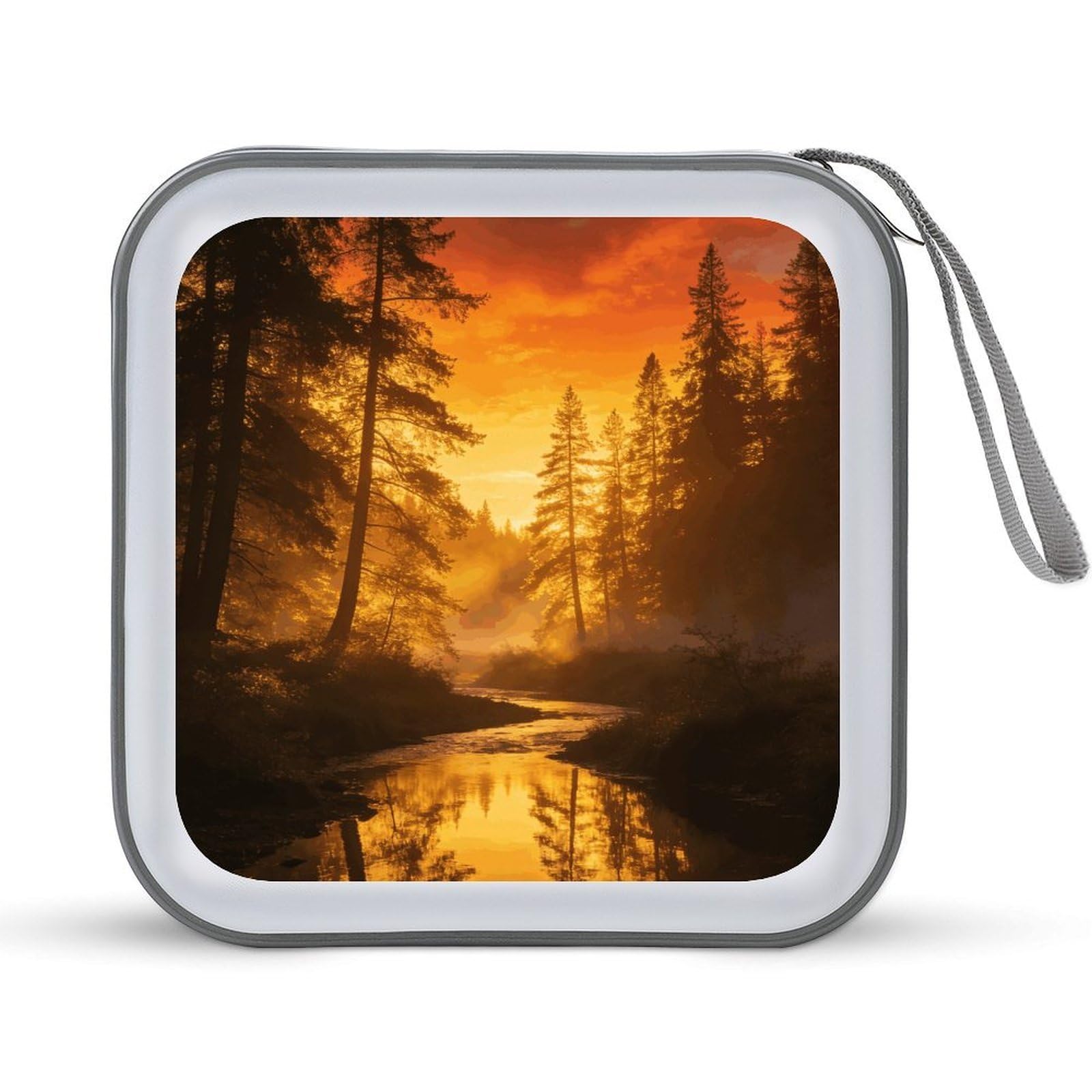 Estuche para CD de viaje con 40 fundas protectoras de plástico