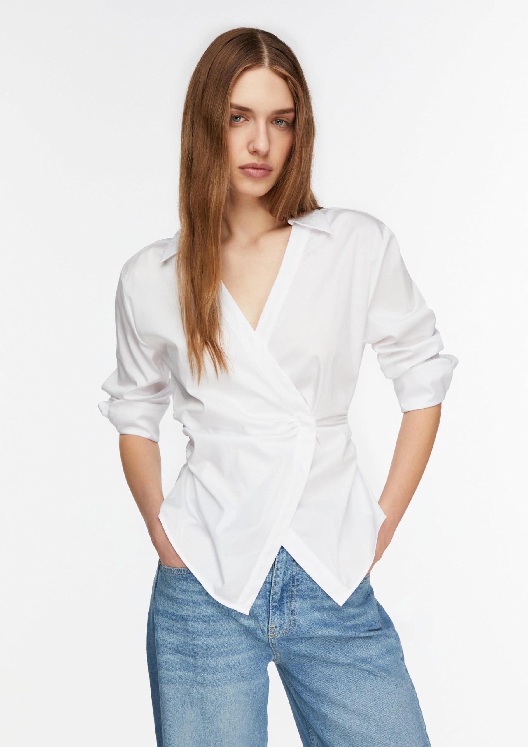 Comma Damen 2181544 Bluse (1er Pack)