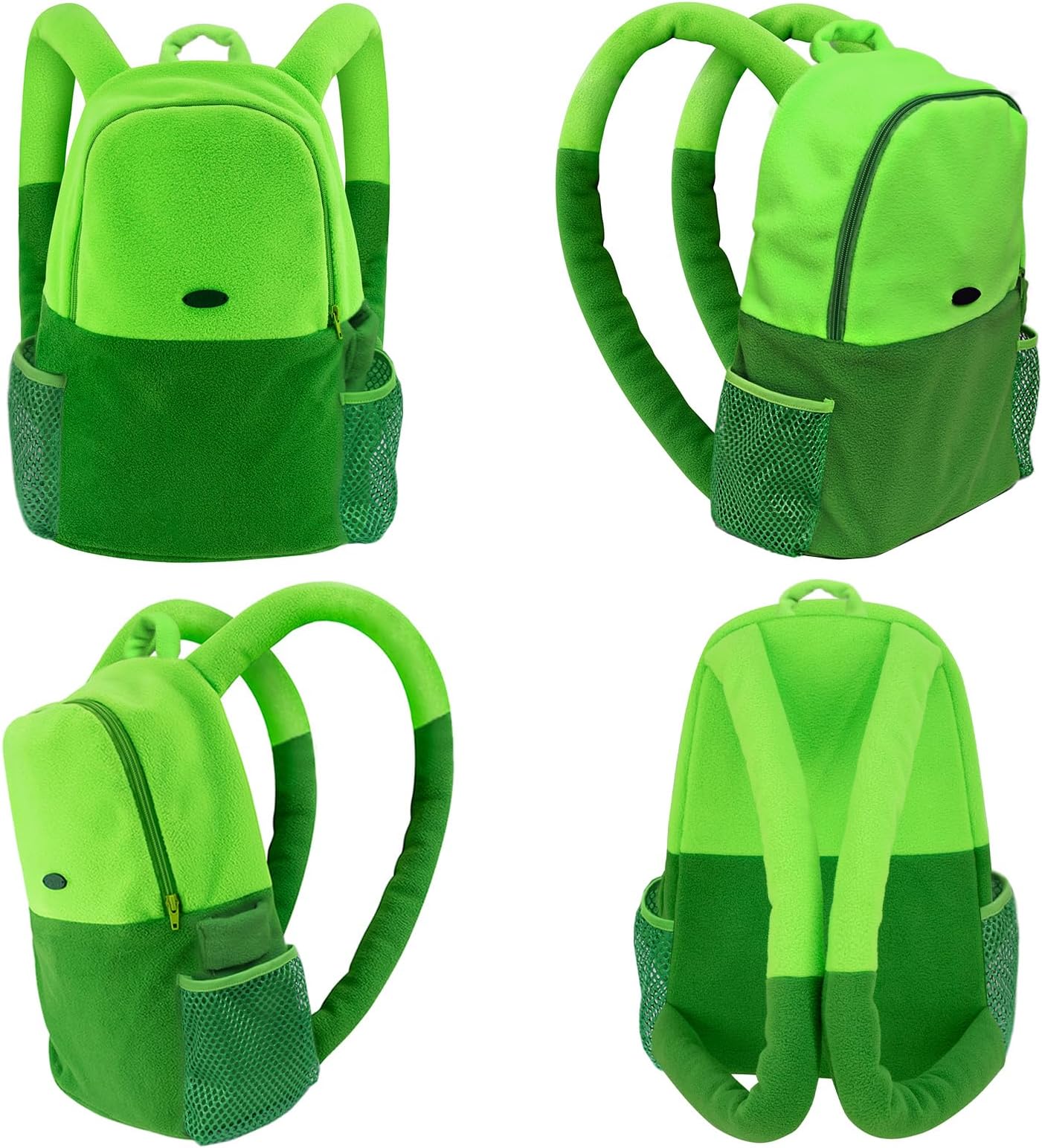 Green Medium Backpack Unisex Cosplay Costume Accessories Bag for Adult Everday Use Party (Green)