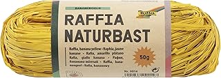 Folia 9014 Raffia - Rafia natural (50 g), color amarillo