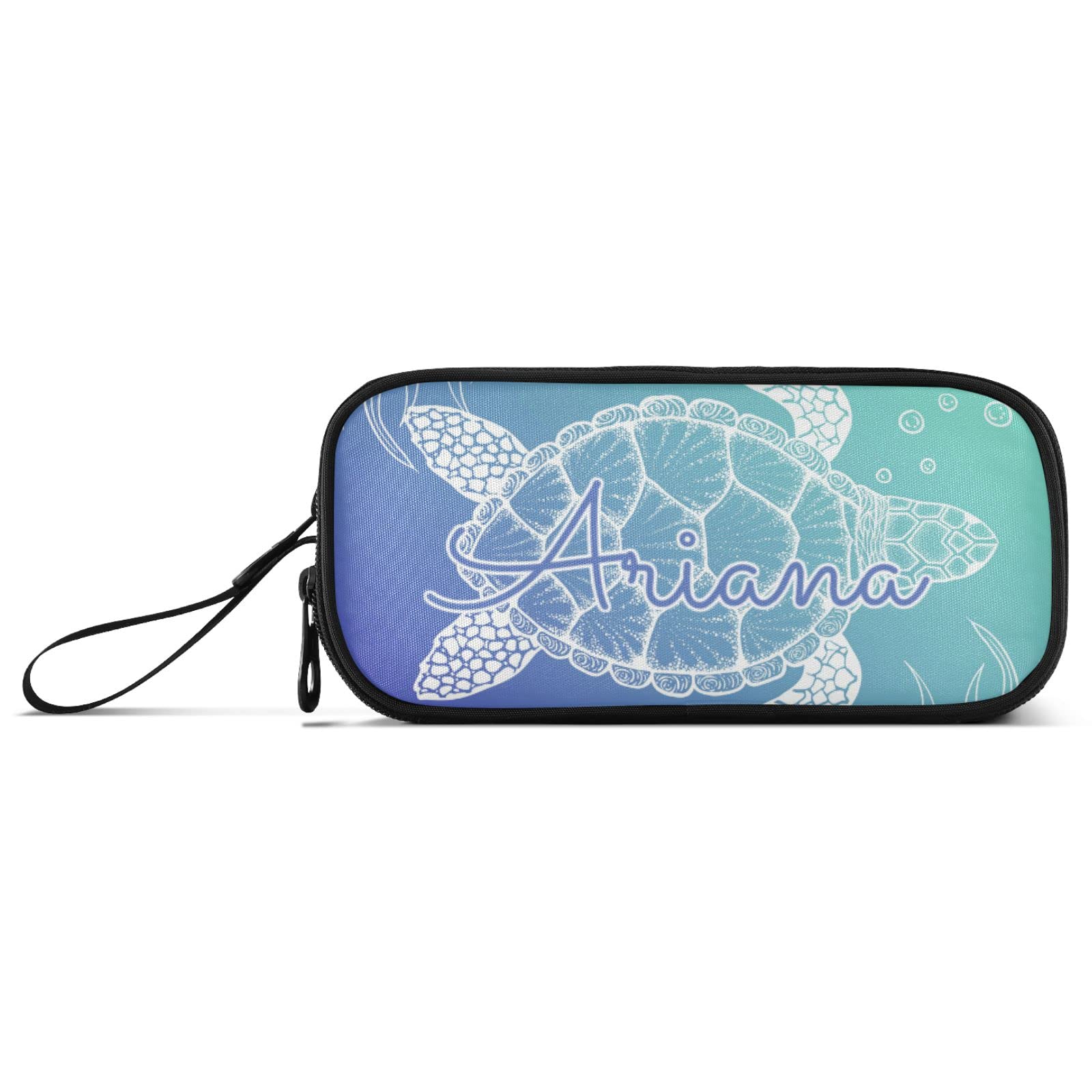 Lion Tiger Snow Leopard Big Cats Pencil Pen Organizer Zipper Pouch Case