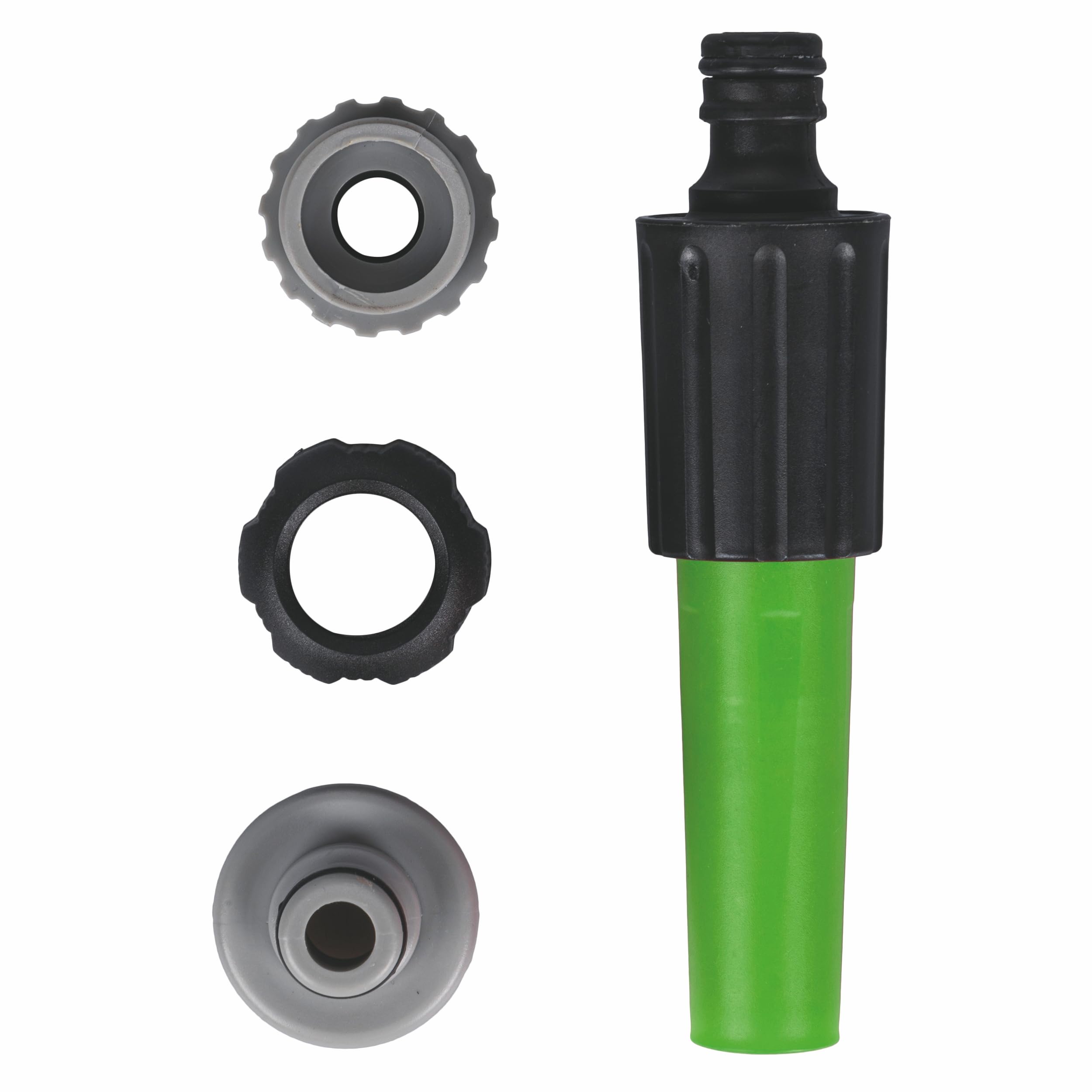 Set de tuyau d'arrosage avec enrouleur de tuyau 20 m, lance de pulvérisation réglable, Esté
