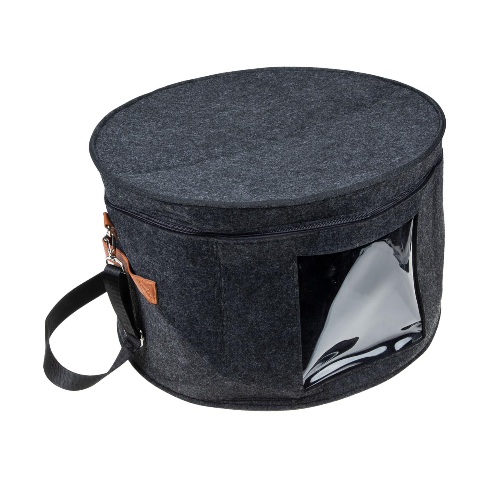 PRETYZOOM Box Hat Storage Bucket Hat Holder Caps Lids Hat Case Organizer Clothes Underwear Storage Cases Underwear Finishing Holder Hat Travel Case Household Hat Case Felt