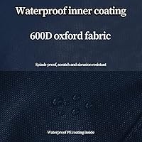 Vista 7 de WOOHA Cesta de lavandería grande de 95 L, cesta plegable para ropa, cestas altas de tela plegables para dormitorio, armario, baño, universidad, Azul