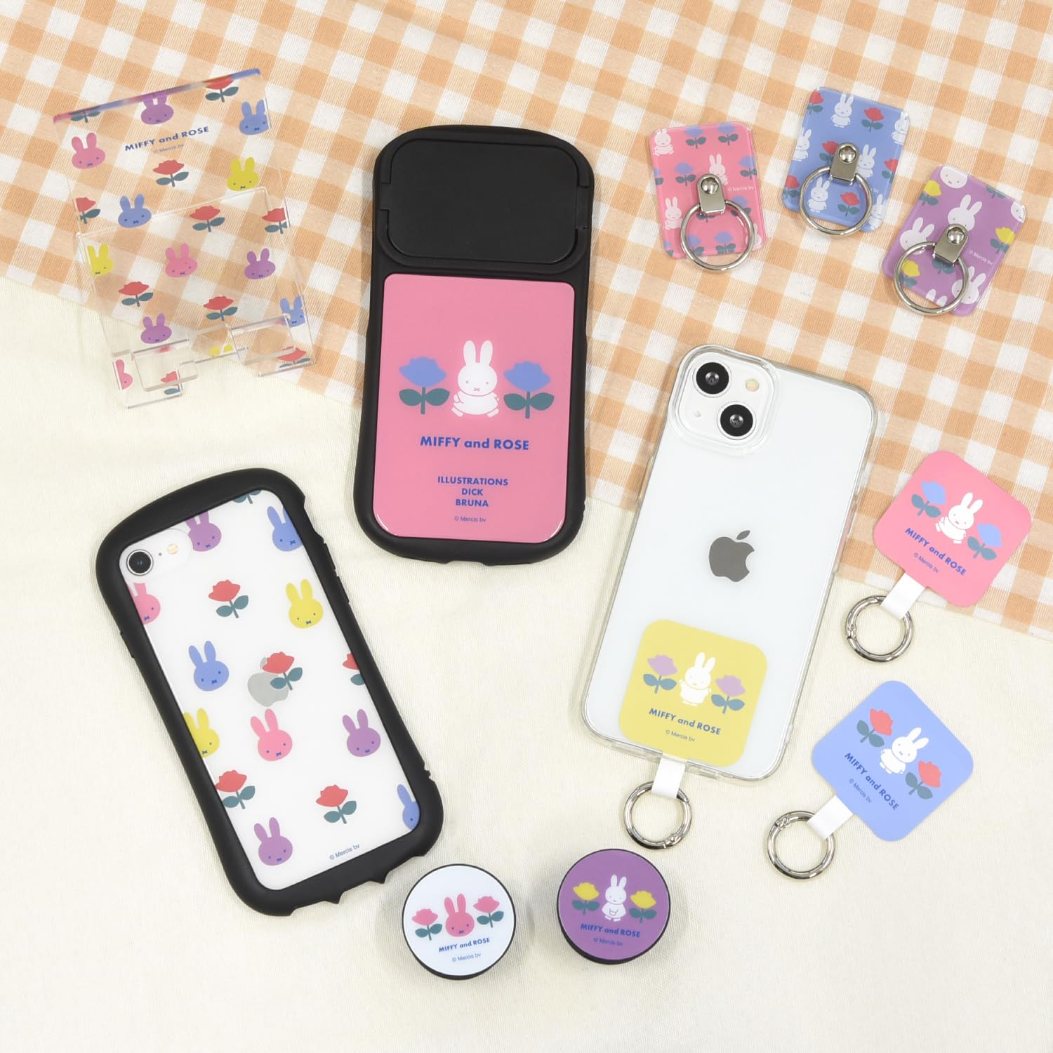 Amazon.co.jp: グルマンディーズ ミッフィー MIFFY and ROSE iPhone SE