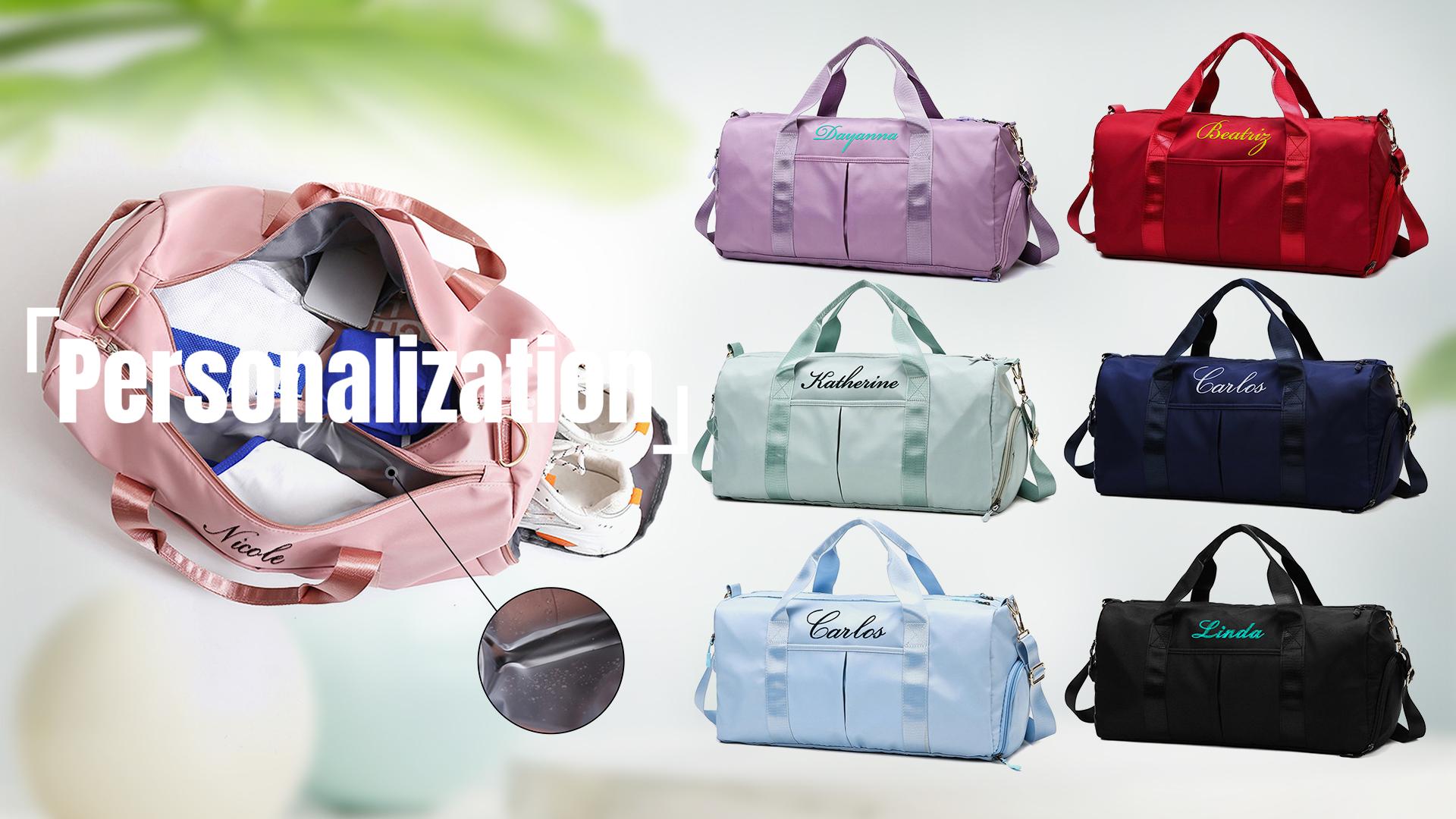 Amazon.com | Personalized Sport Duffel, Custom Embroidered Gym Bag