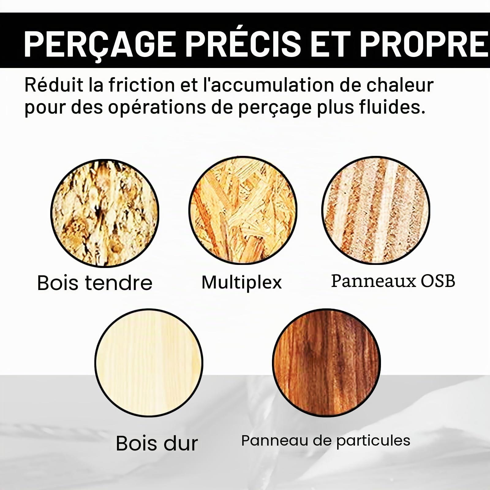 Greywolf Brad Point Lot de 25 forets à bois hélicoïdaux HSS pour le travail du bois, design à double fente, boîte robuste avec index, pour les menuisiers et les bricoleurs (1 mm à 13 mm)