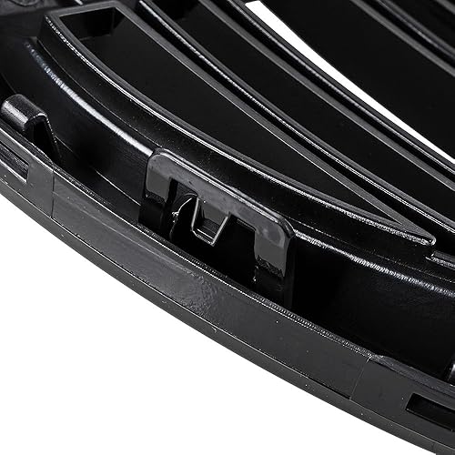 Miniatura 4 de Rejilla de riñón frontal negra brillante, radiador de doble aleta, listones gemelos compatibles con BMW F48 F49 X1 Serie X 2016 2017 2018