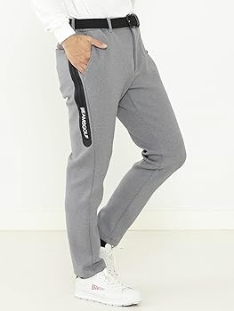 値下げ❗️BEAMS GOLF メンズL パンツ サイドロゴジップポケット グレー BEAMS GOLF メンズLサイズパンツ サイドロゴジップポケット