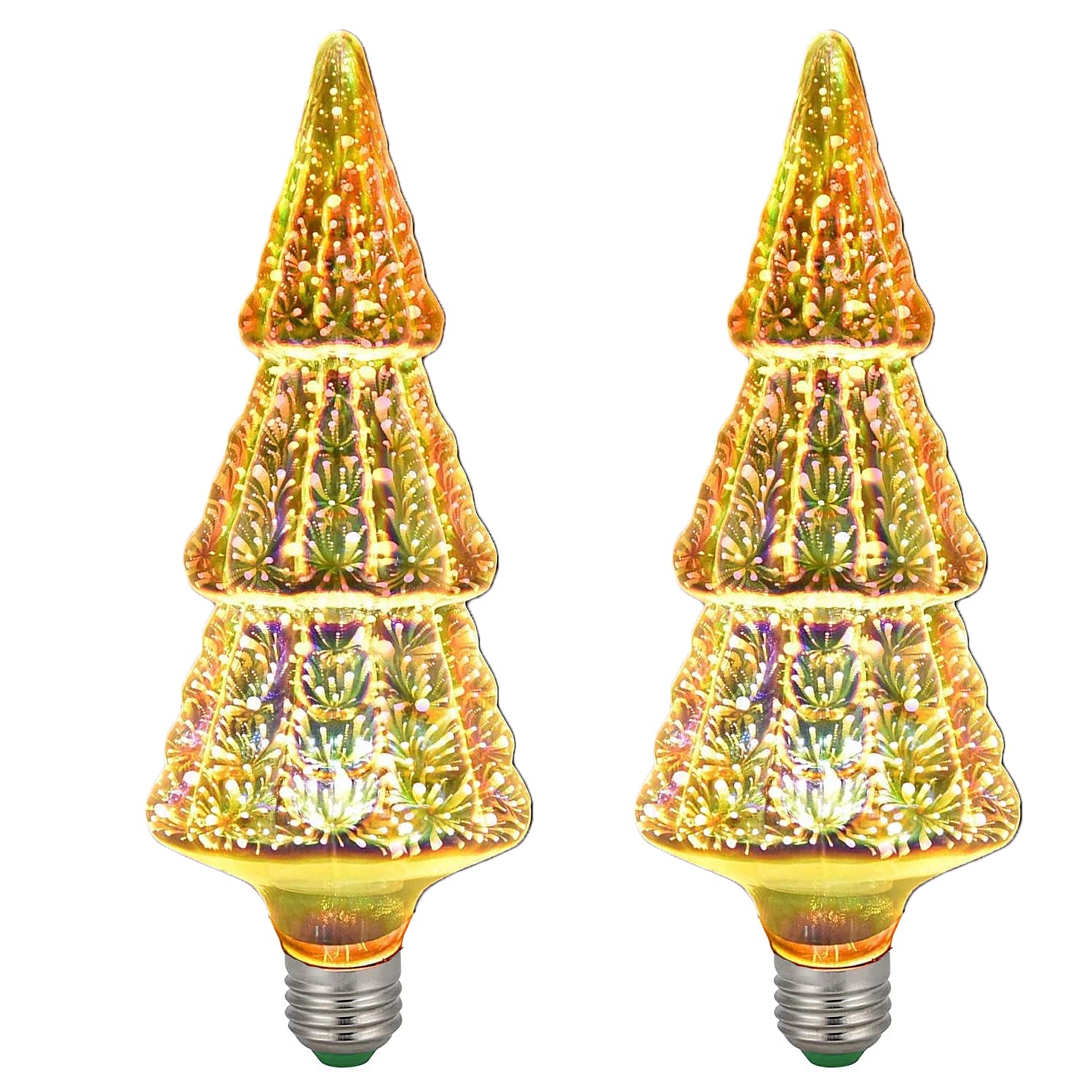 E27 Edison 3D Feu d'artifice Ampoule Rétro Verre LED Lampe pour la Décoration de la Maison Éclairage Décoration Classique Design Boule de Feu d'artifice Créatif