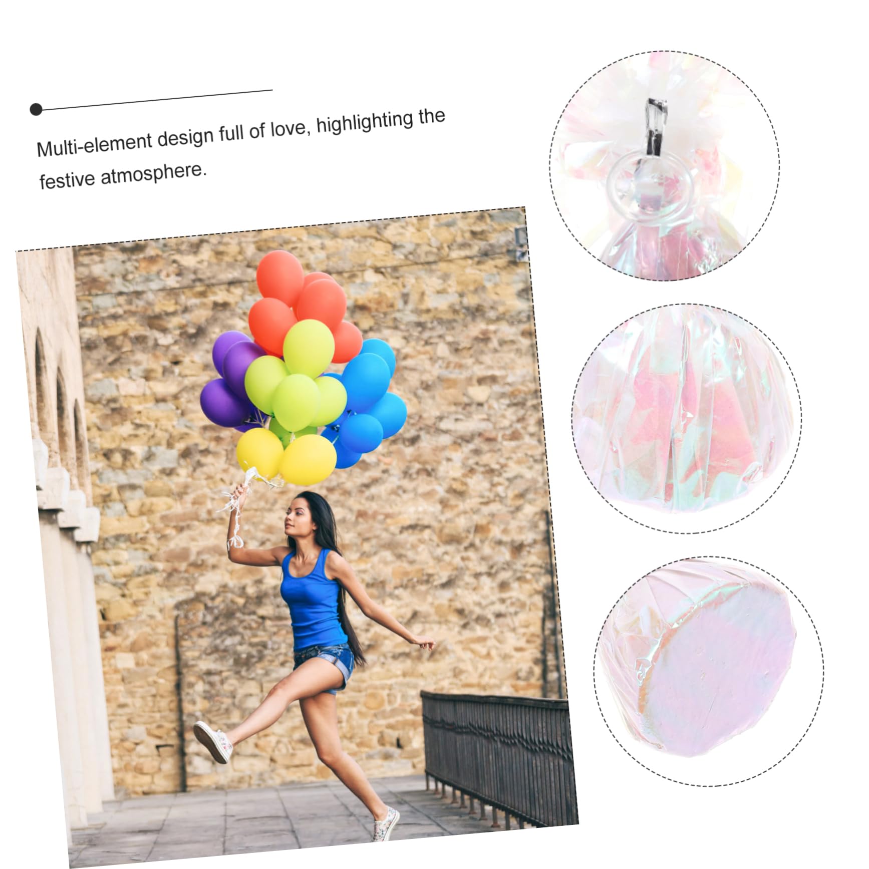 ibasenice 12kawałki Aluminiowych Obciążników Do Balonów Kolorowe Waga Balonowa Do Imprez i Wesel Stabilizatory Balony Urodziny i Inne Okazje