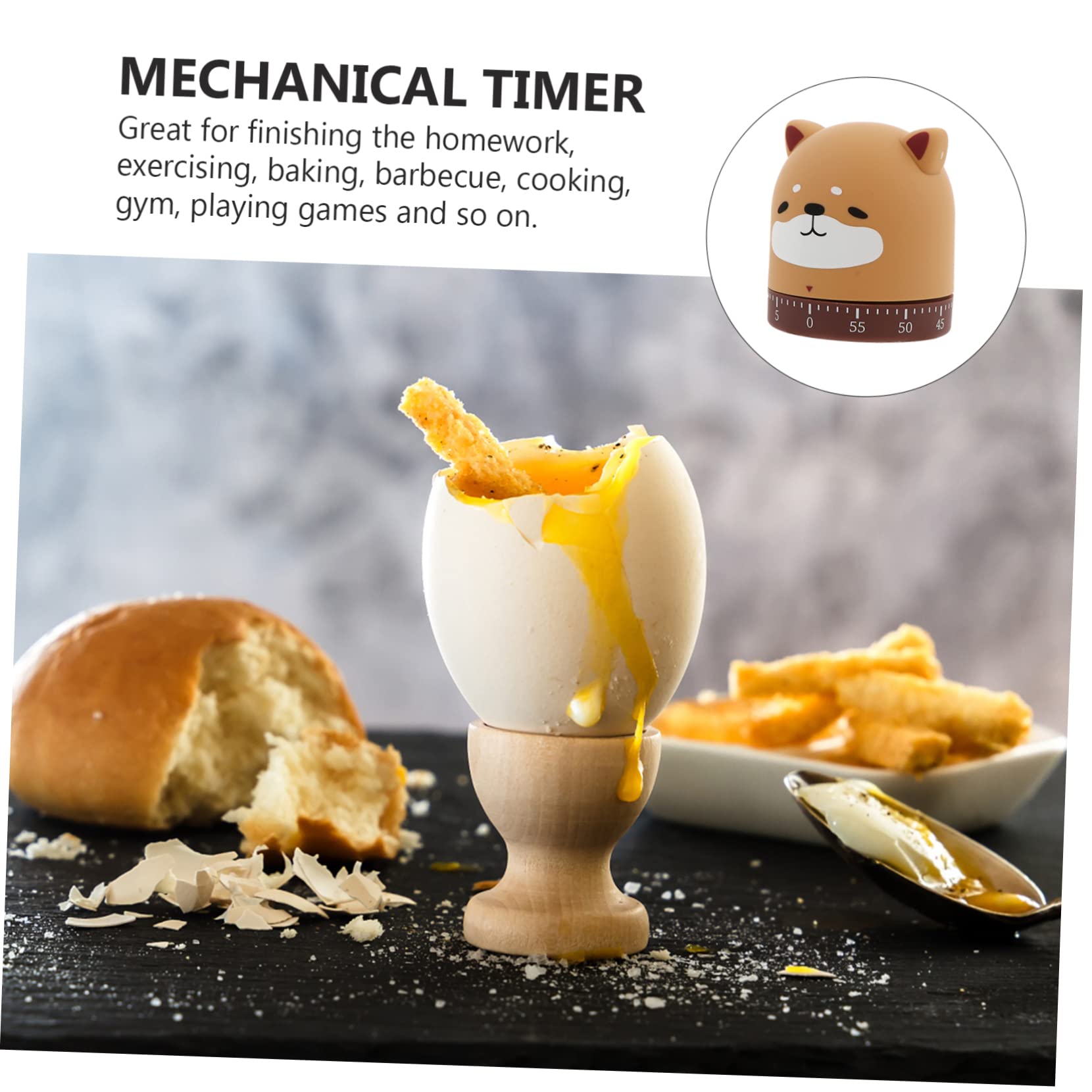 Amazon｜CRILSTYLEO 漫画動物キッチンタイマー 60分カウントダウン機械