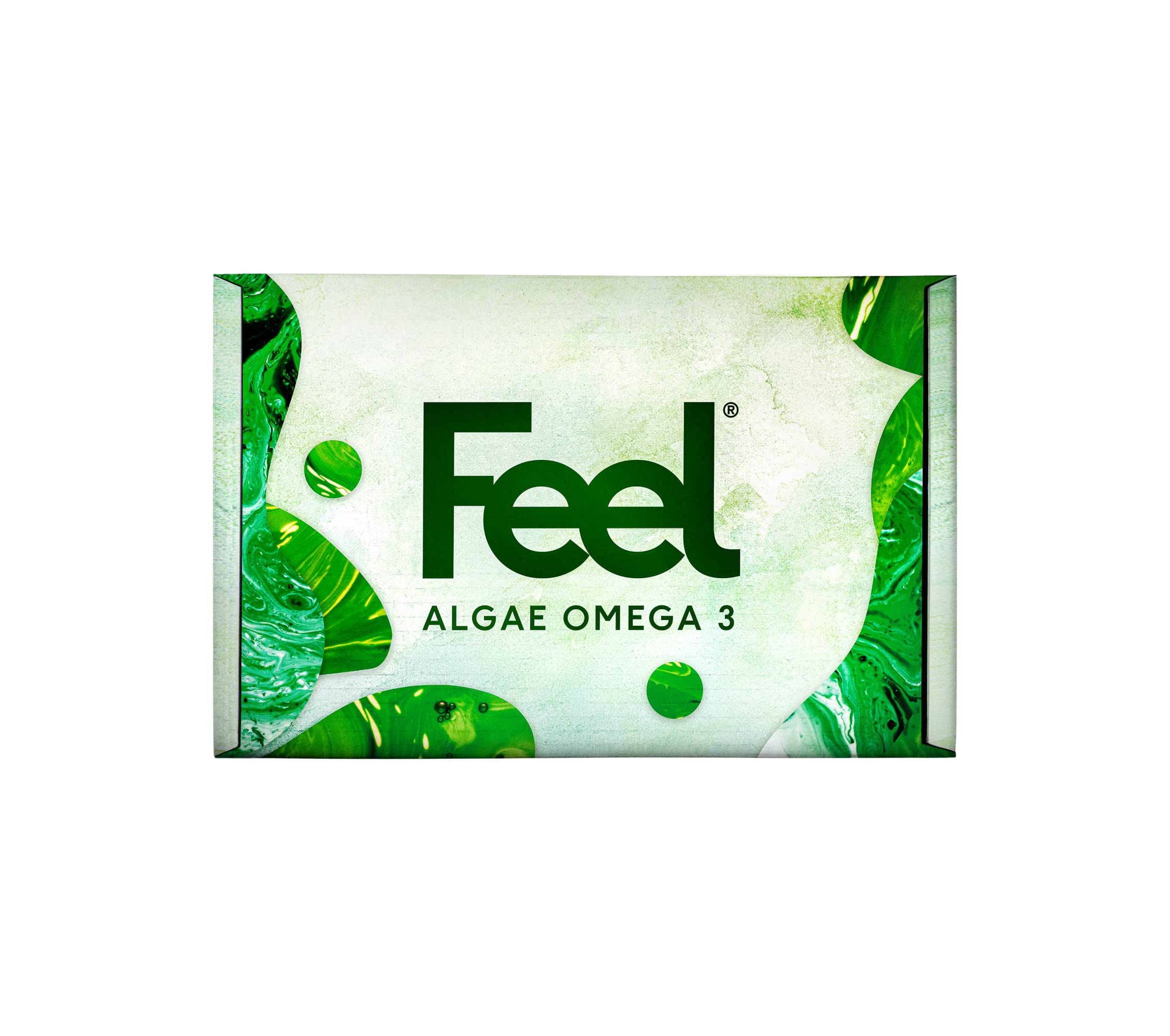 Feel Omega 3, 1000mg Natural Omega 3 with EPA and DHA, Healthy Brain, Heart & Eyes, No Fishy Burps, Vegan Friendly, (60 Capsules, 30 Day Supply)