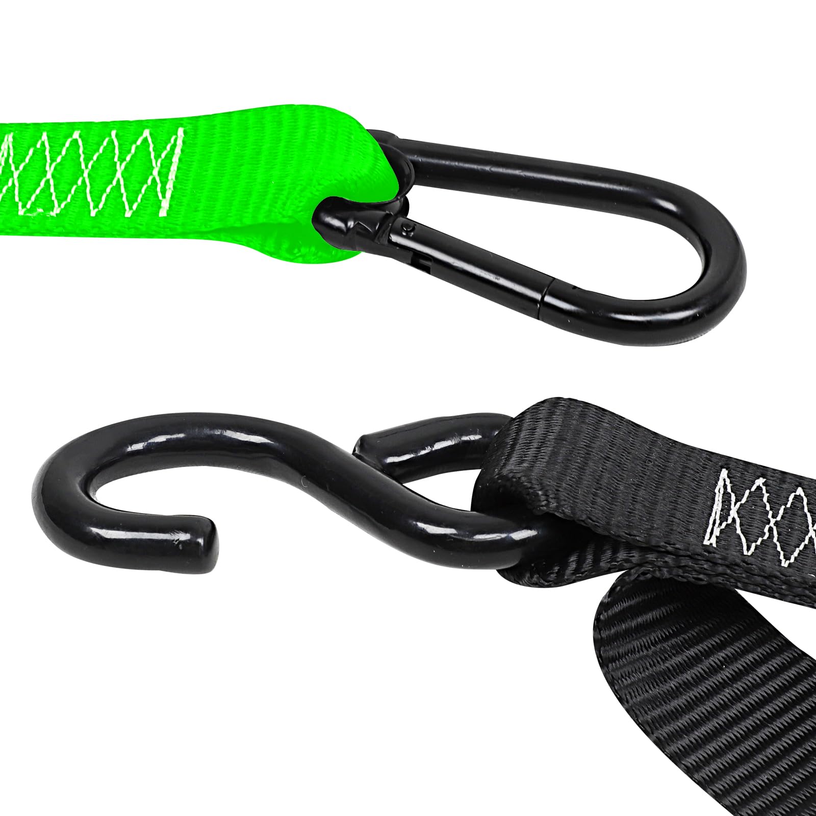 Race-Driven Cambuckle Tie Down Straps ATV MX Motorcycle Dirtbike Strap - Green - View #6