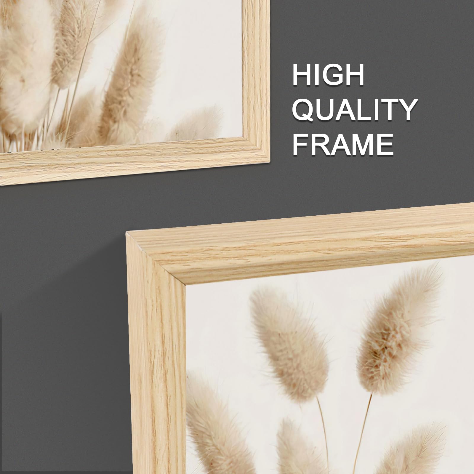 3 Pcs Wooden Framed Canvas Wall Art Set Bohemian Sage Green Canvas Prints Poster Geometric Line Beige Green Pictures for Living Room Bedroom Dinning Room Hallway Stairs Wall Decor 30x40cm x3pcs — view 324