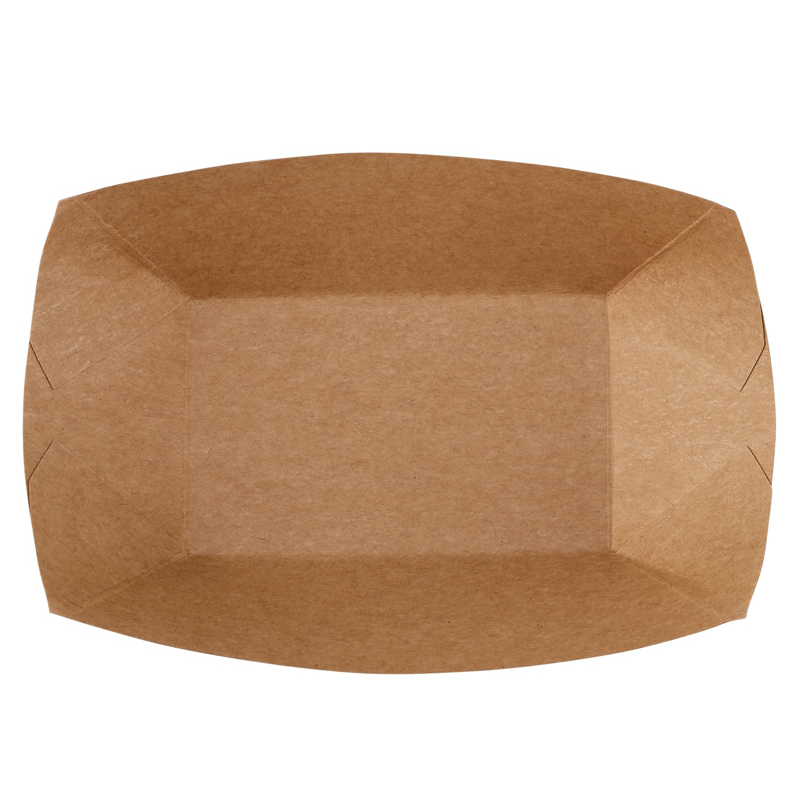 ZOENHOU 100 ciotole in cartone Kraft 165 x 120 x 25 mm marrone per fingerfood snack