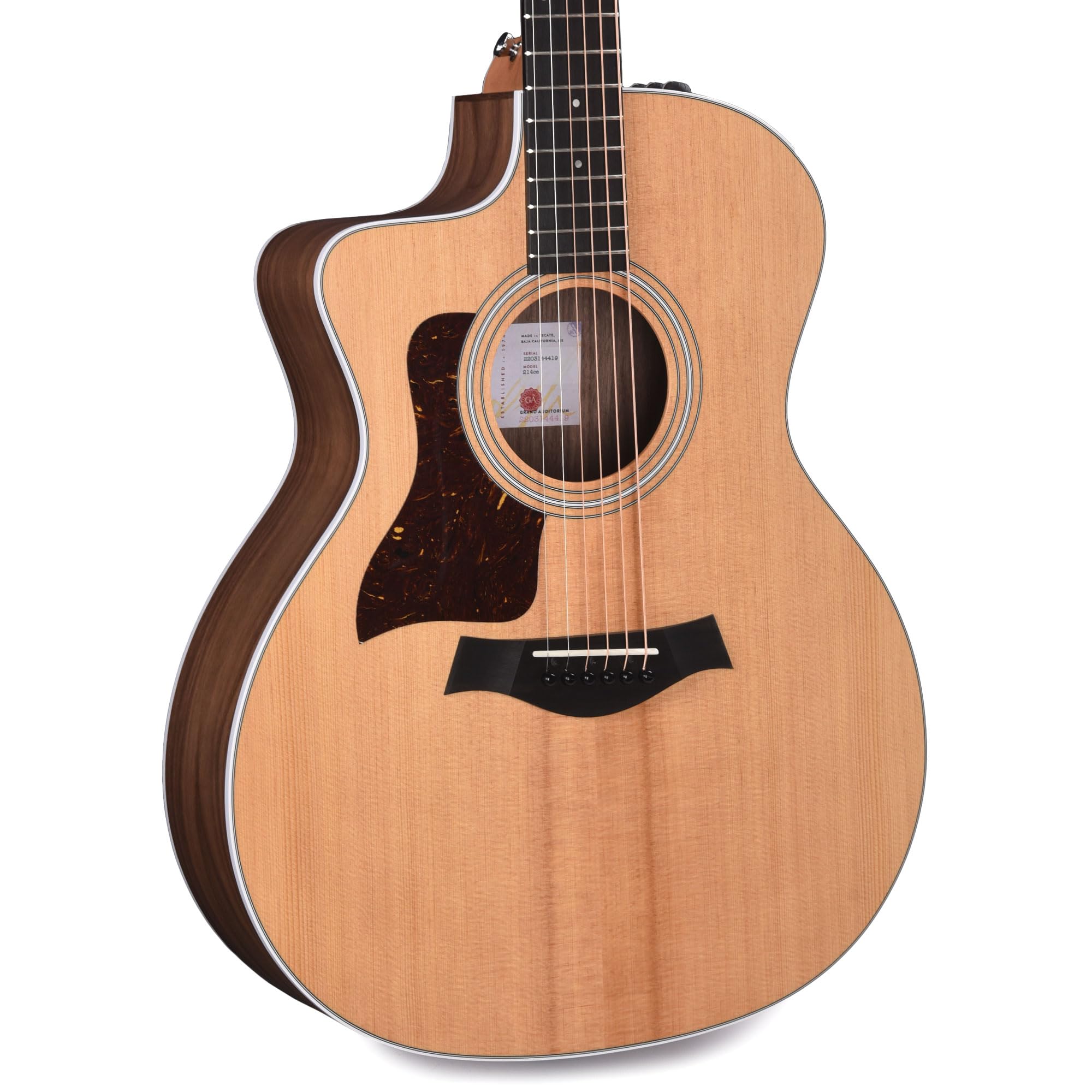 Taylor 214ce LEFTY Grand Auditorium Sitka/Walnut Natural ES2 w/Gig Bag