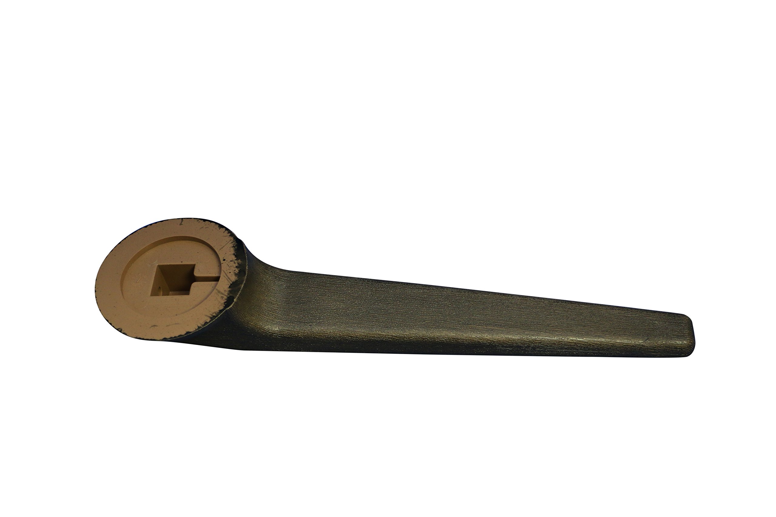 Painted Wood Grain Recliner Footrest Release Handle Lever 5/8 Inch, Brown